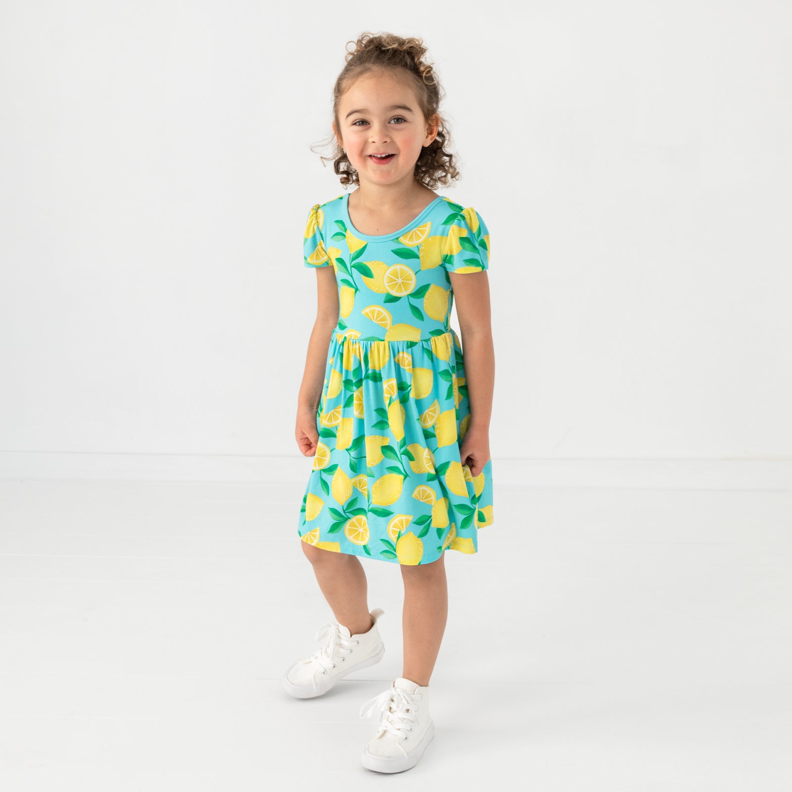  Blue Sunny Citrus Skater Dress、mySite、layawaytickets