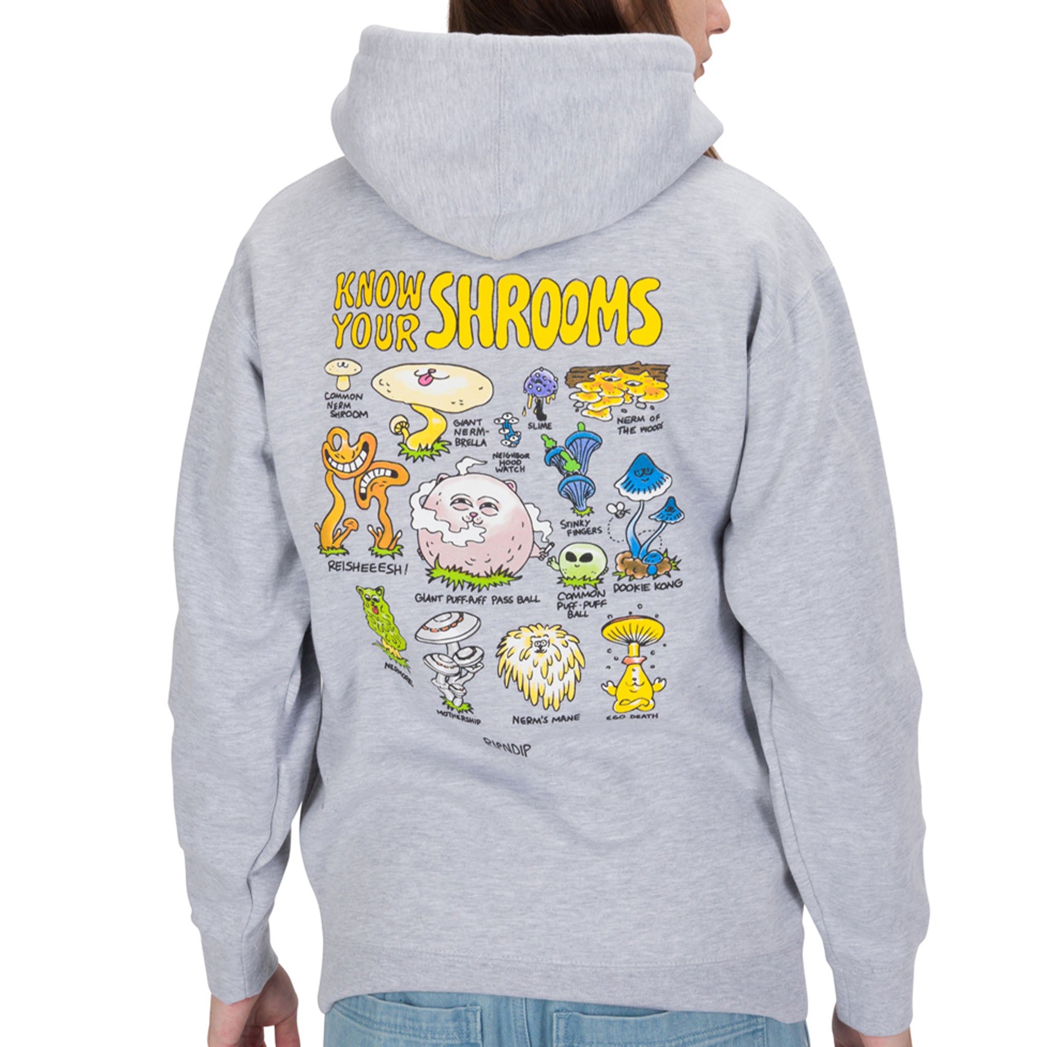  Know Ur Shrooms Hoodie (Ash Heather)、mySite、merchandisen