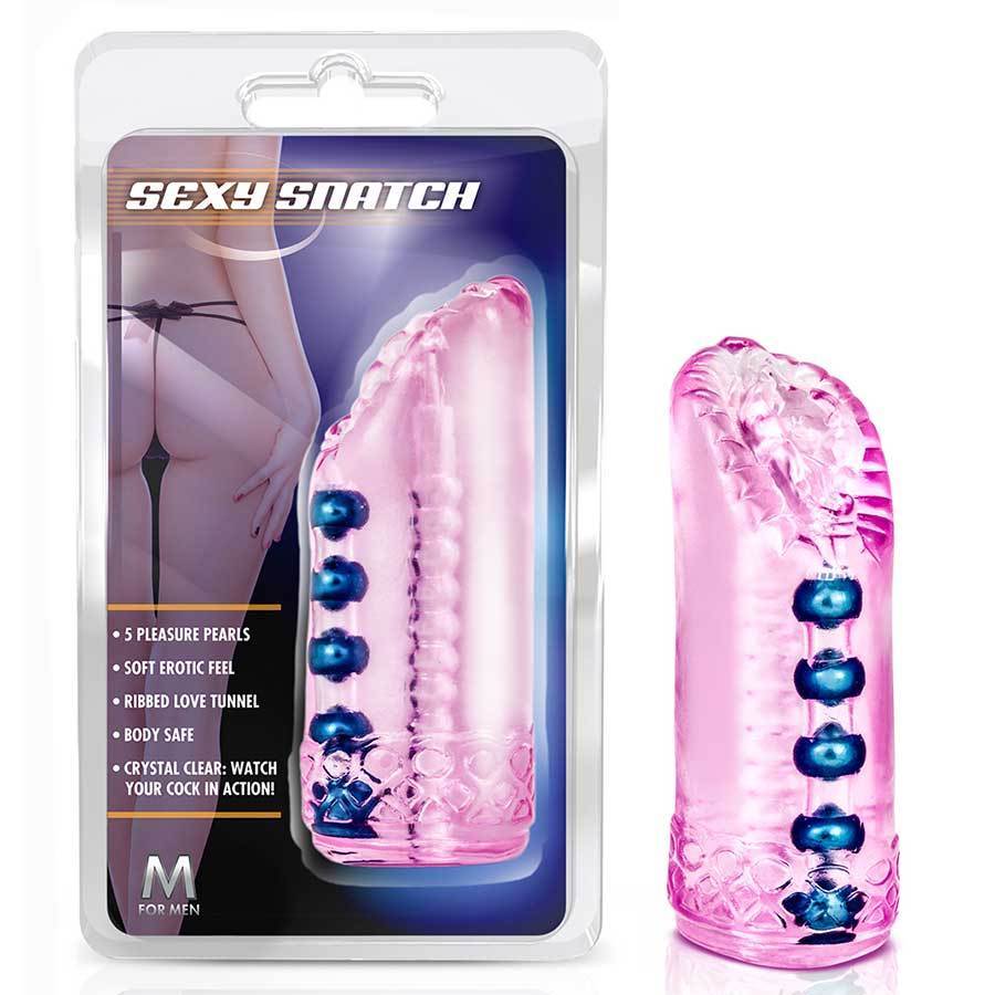 Sexy Snatch Pink Pocket Pussy Masturbator with Pleasure Beads、mySite、bottomscart