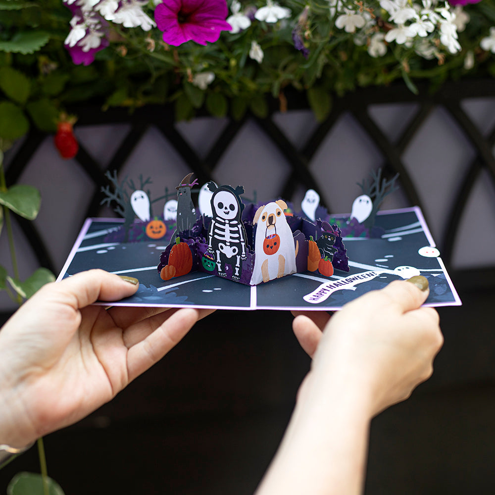'Oohh, Spooky' Halloween Pop-Up Card、mySite、solidvoid