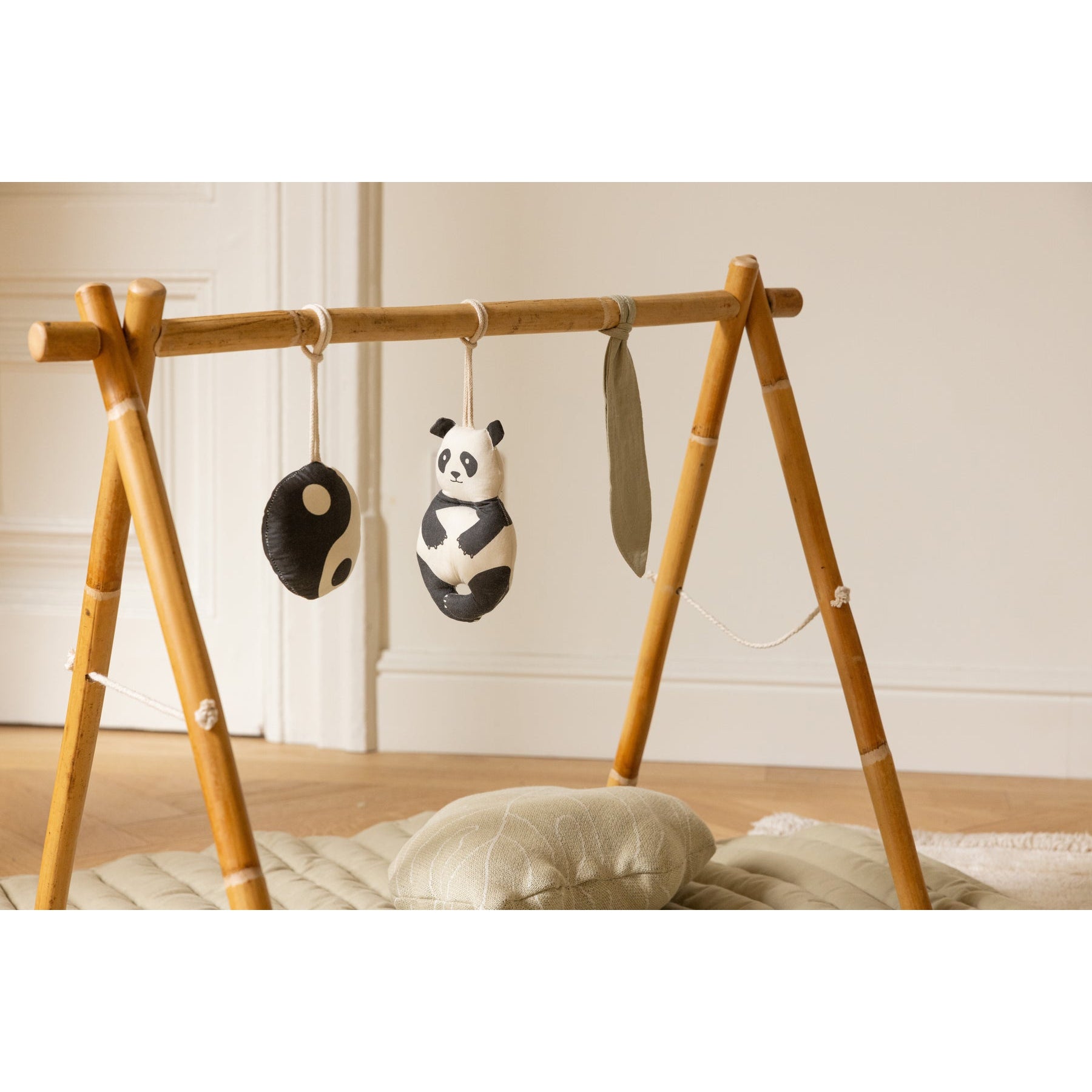 Panda Set of 3 Rattle Toy Hangers、mySite、gigharbornorthrealestate