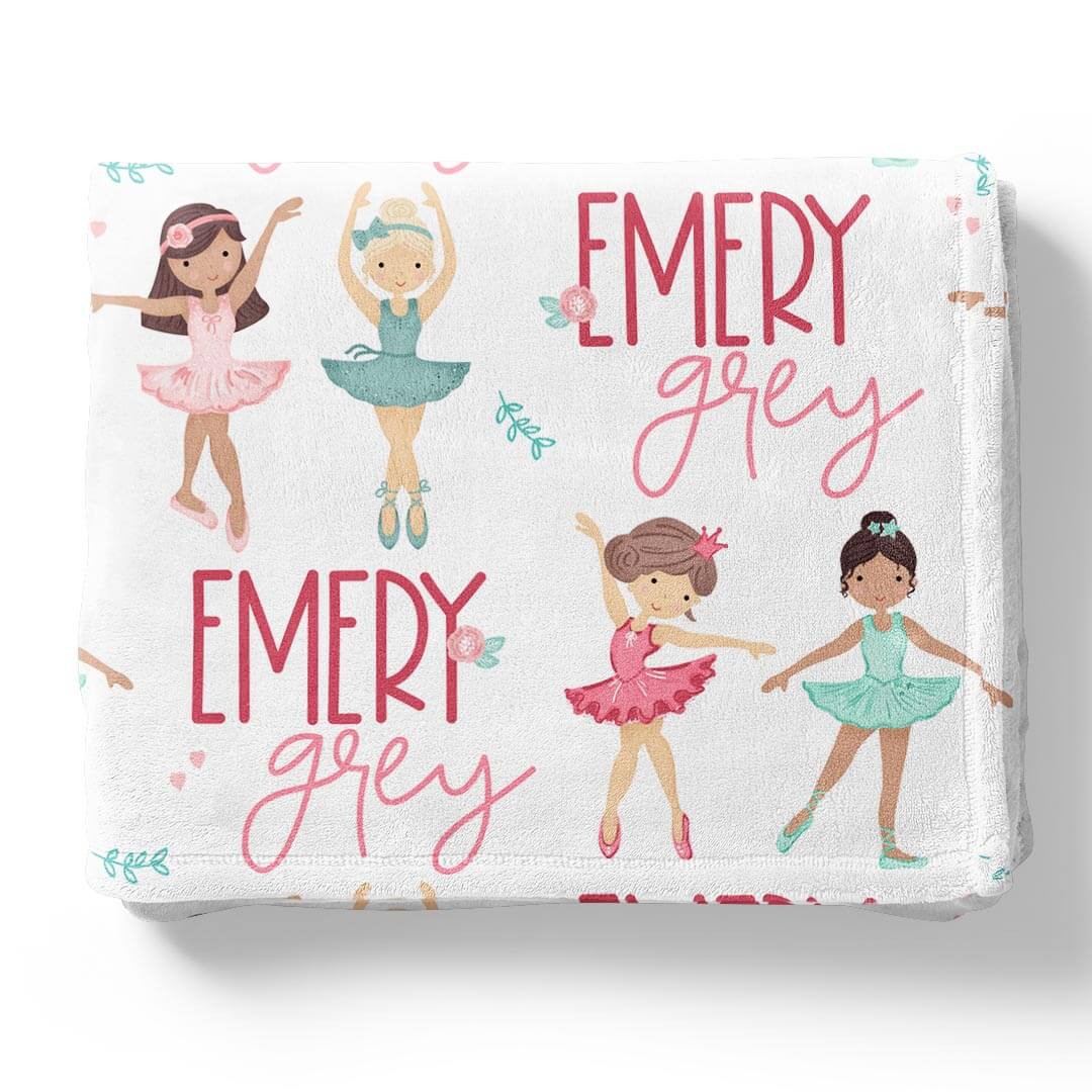  Tiny Dancers Personalized Toddler Blanket、mySite、layawaytickets