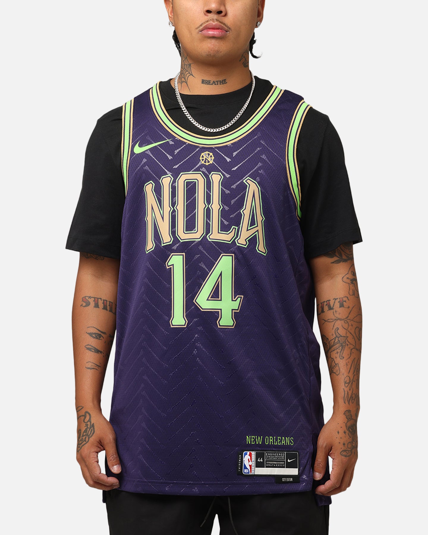Nike Brandon Ingram New Orleans Pelicans #14 City Edition 2024/25 Nike Dri-Fit NBA Swingman Jersey White、mySite、zt4zffjzw