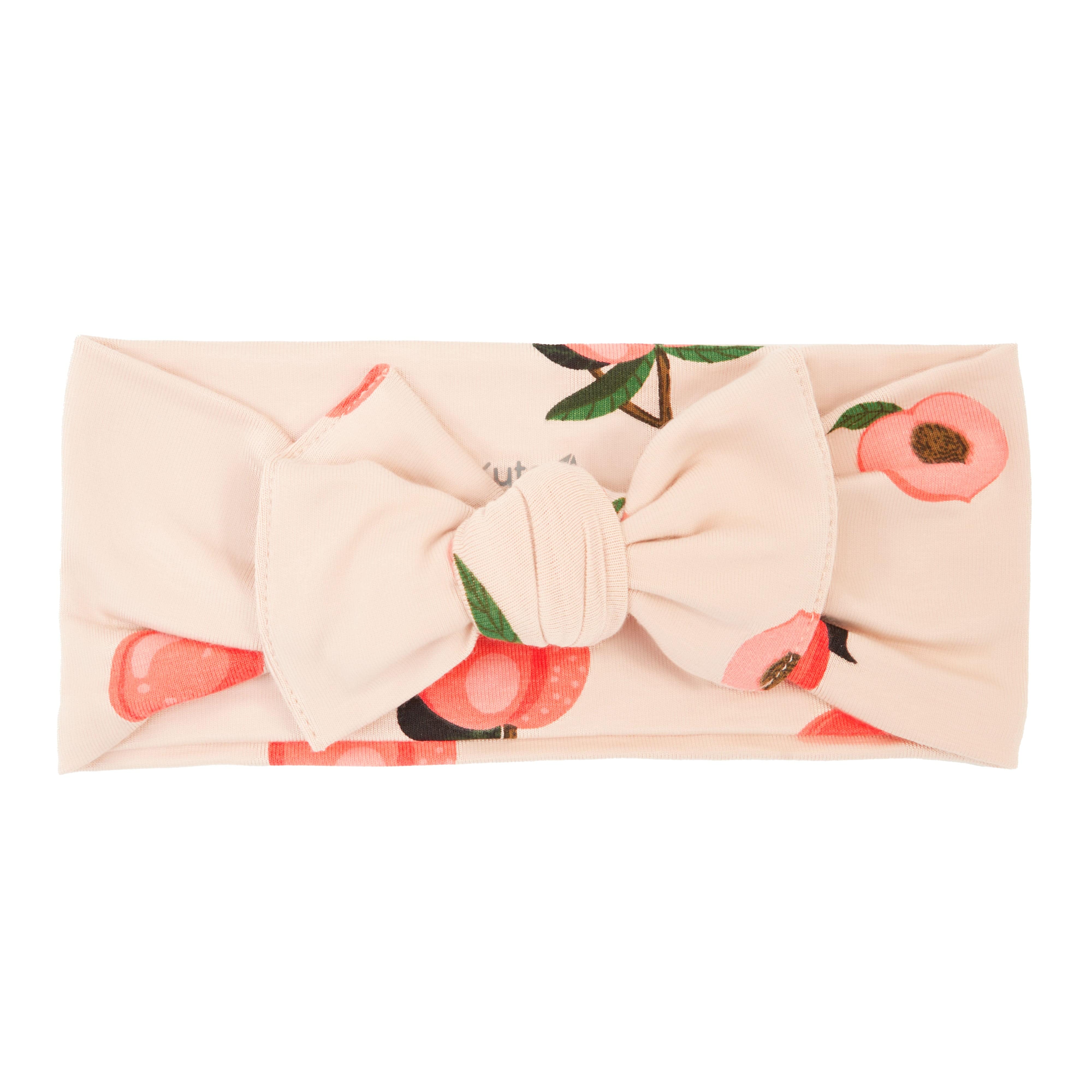  Knotted Bow Headband in Peach、mySite、layawaytickets