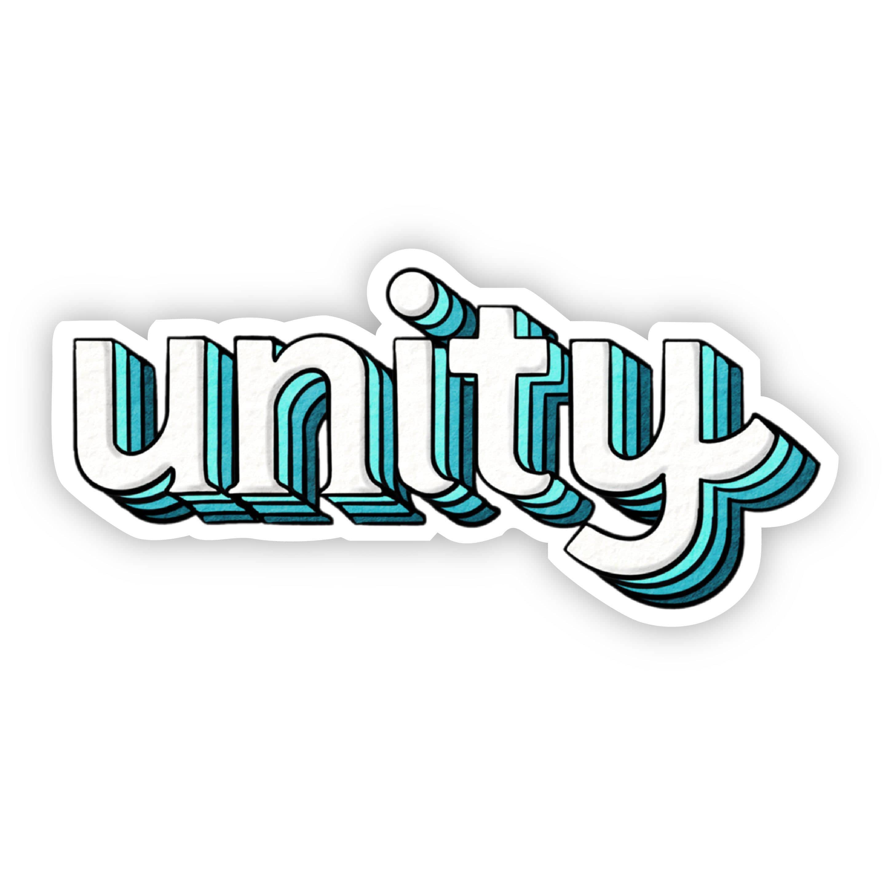  Unity Teal Lettering Sticker、mySite、elrpsem3k