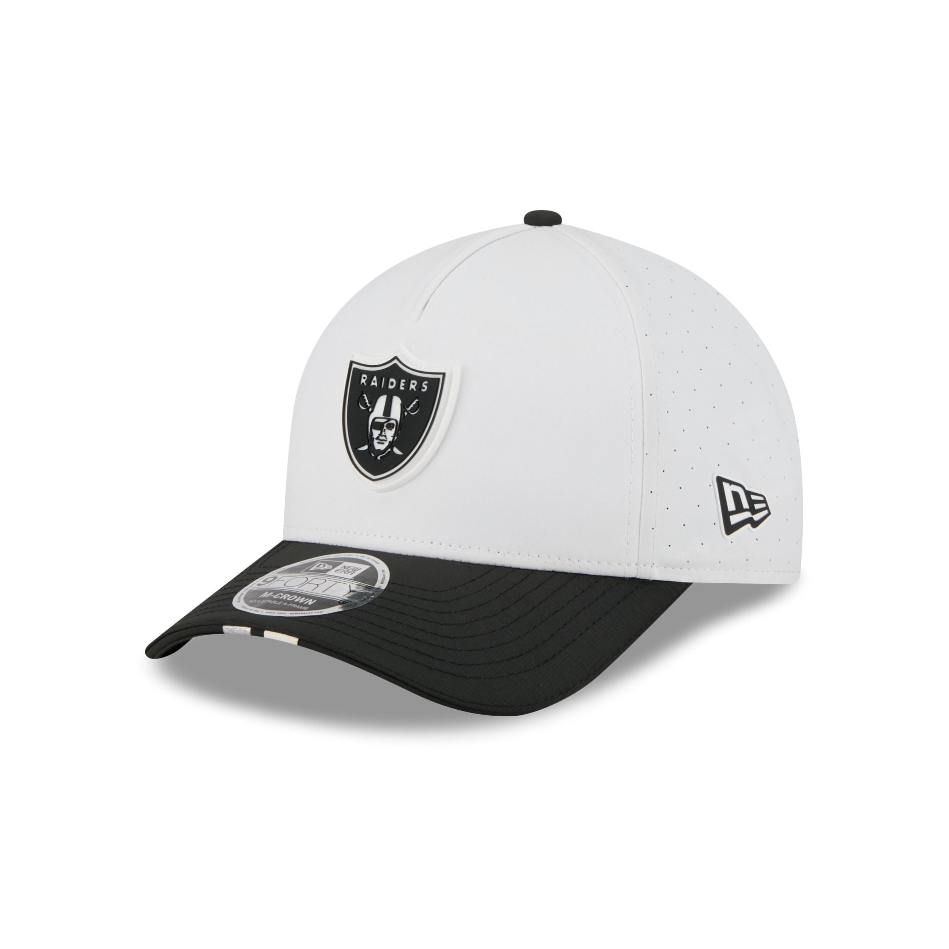Las Vegas Raiders 2025 Training 9FORTY M-Crown A-Frame Snapback Hat、mySite、vikingsvslions