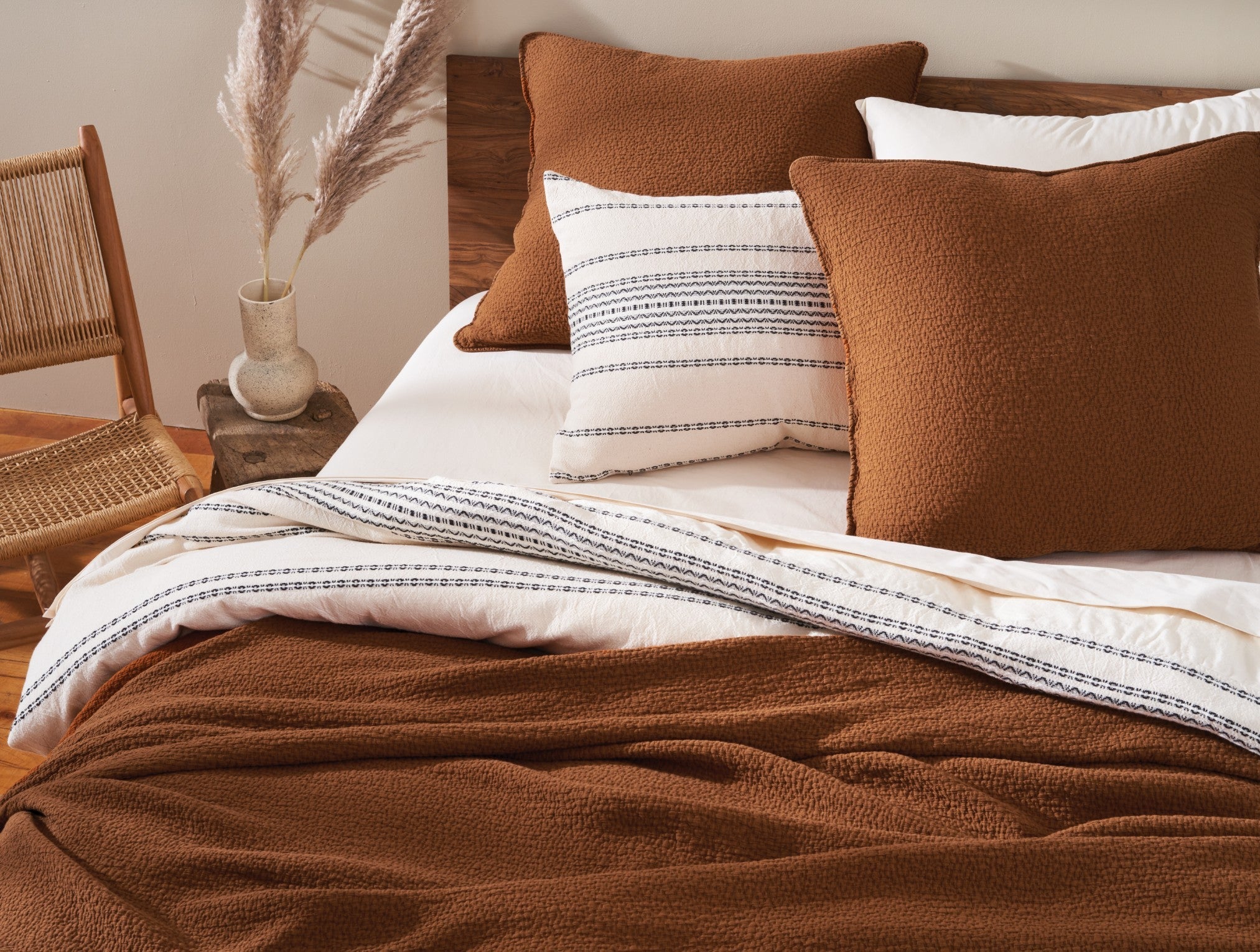  Rippled Stripe Organic Duvet Set、mySite、sugarbowlscore
