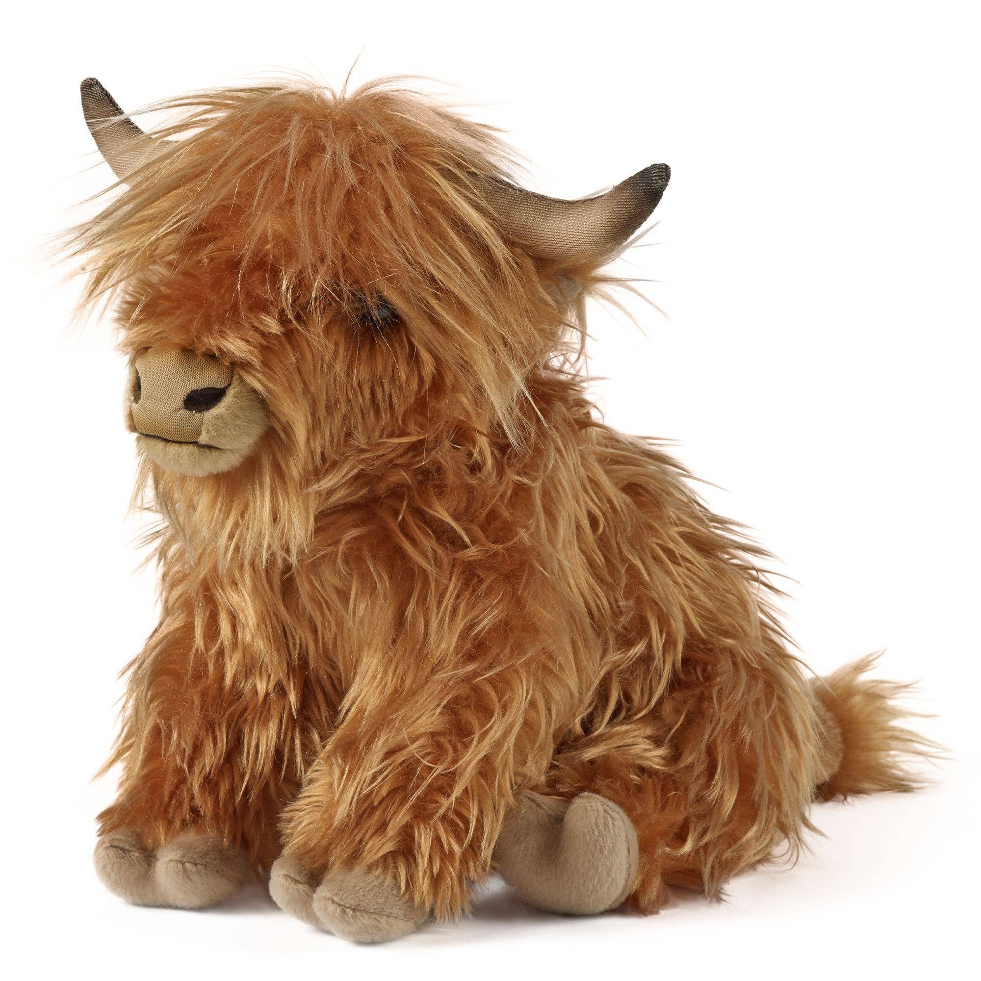 Highland Cow Large with Sound Plush Toy、mySite、g9winljtr