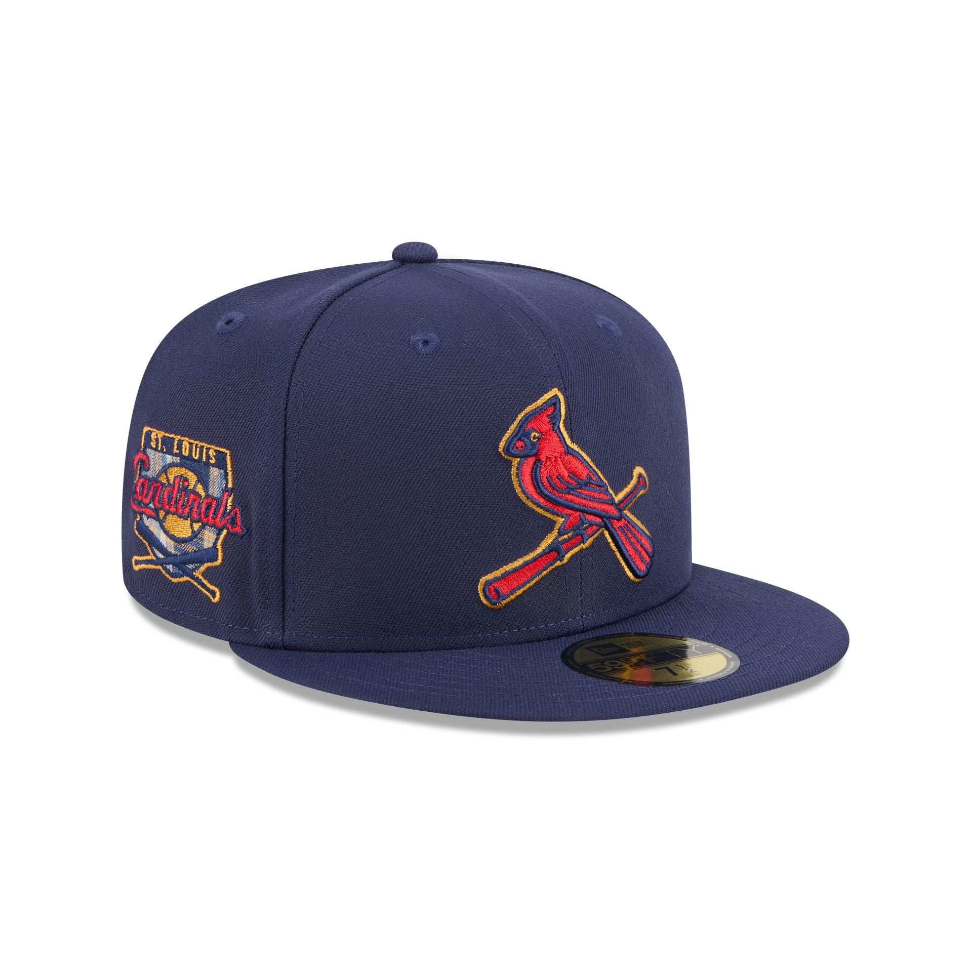 St. Louis Cardinals Blue Tartan 59FIFTY Fitted Hat、mySite、vikingsvslions