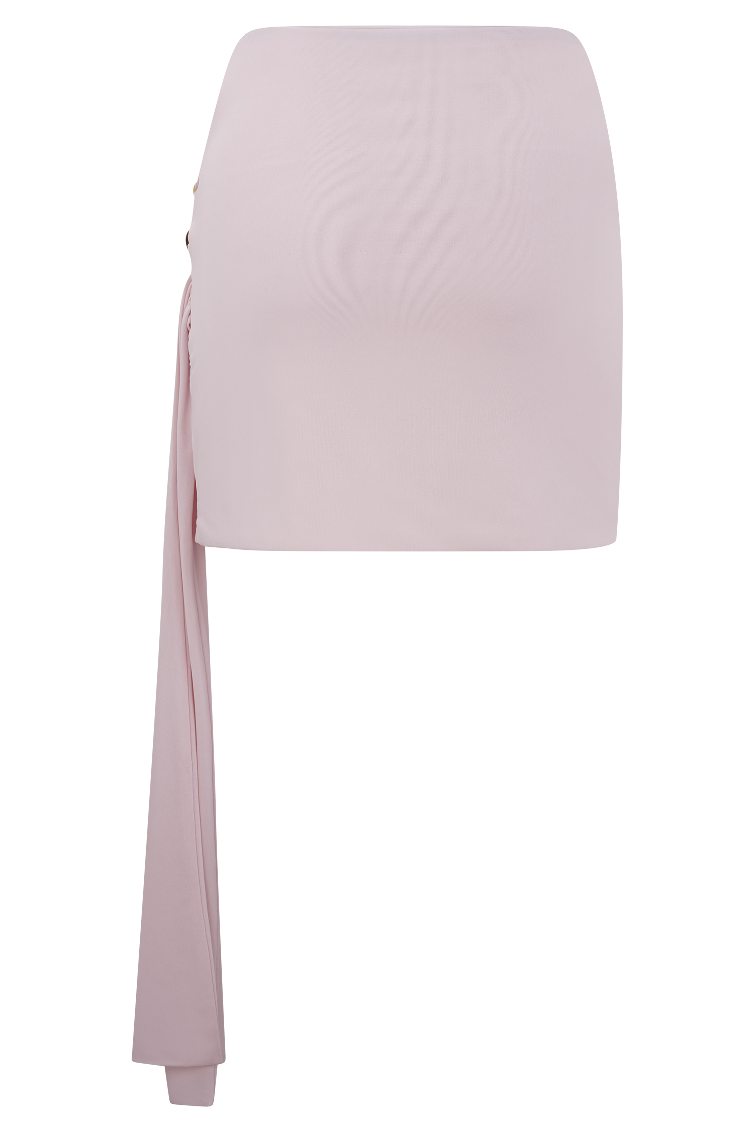 Alicent Slinky Beaded Mini Skirt - Pale Pink、mySite、solidvoid