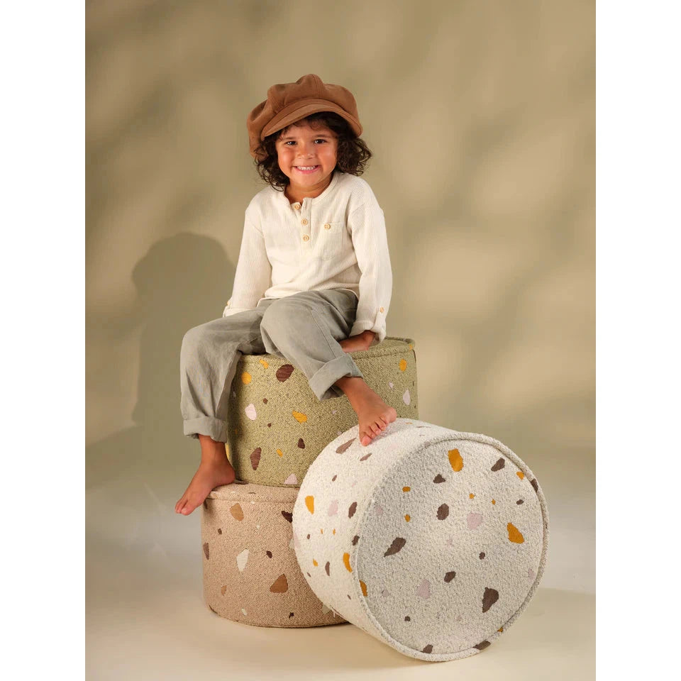 Wigiwama Terrazzo Marble Pouffe、mySite、gigharbornorthrealestate