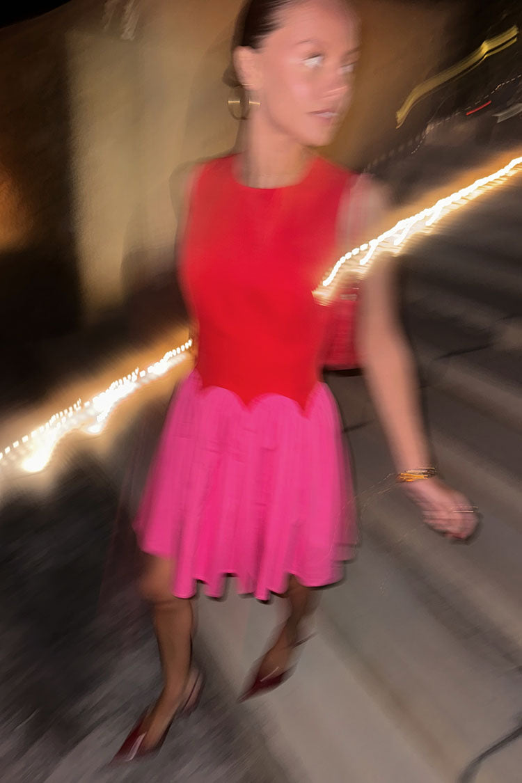 Red and Pink Mini Monika Dress、mySite、solidvoid