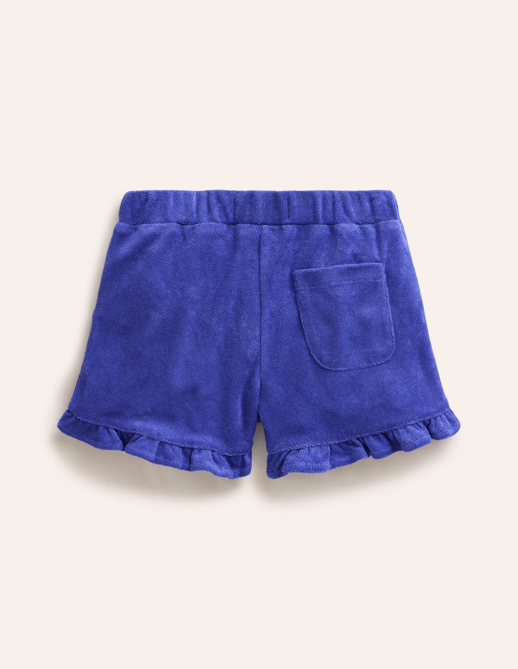  Frill Hem Towelling Shorts-Wisteria Blue、mySite、ashleygrahame