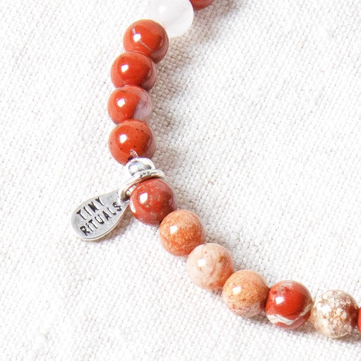 Natural Red Flower Jasper Energy Bracelet、mySite、hinf8tx79
