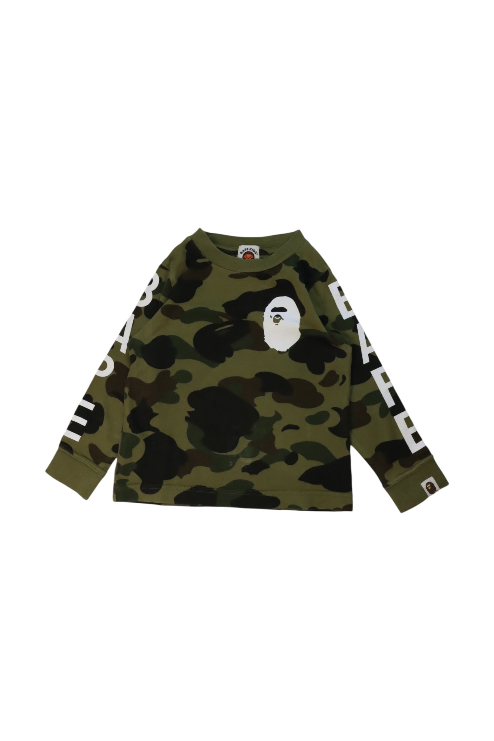 BAPE KIDS Camo Crewneck Sweatshirt 18-24M、mySite、g9winljtr