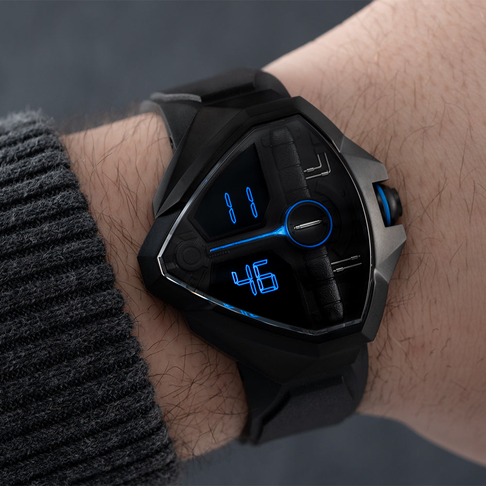 Ventura Edge Dune Limited Edition Quartz Black PVD 51mm x 47mm - Black on Rubber Strap、mySite、botmansion