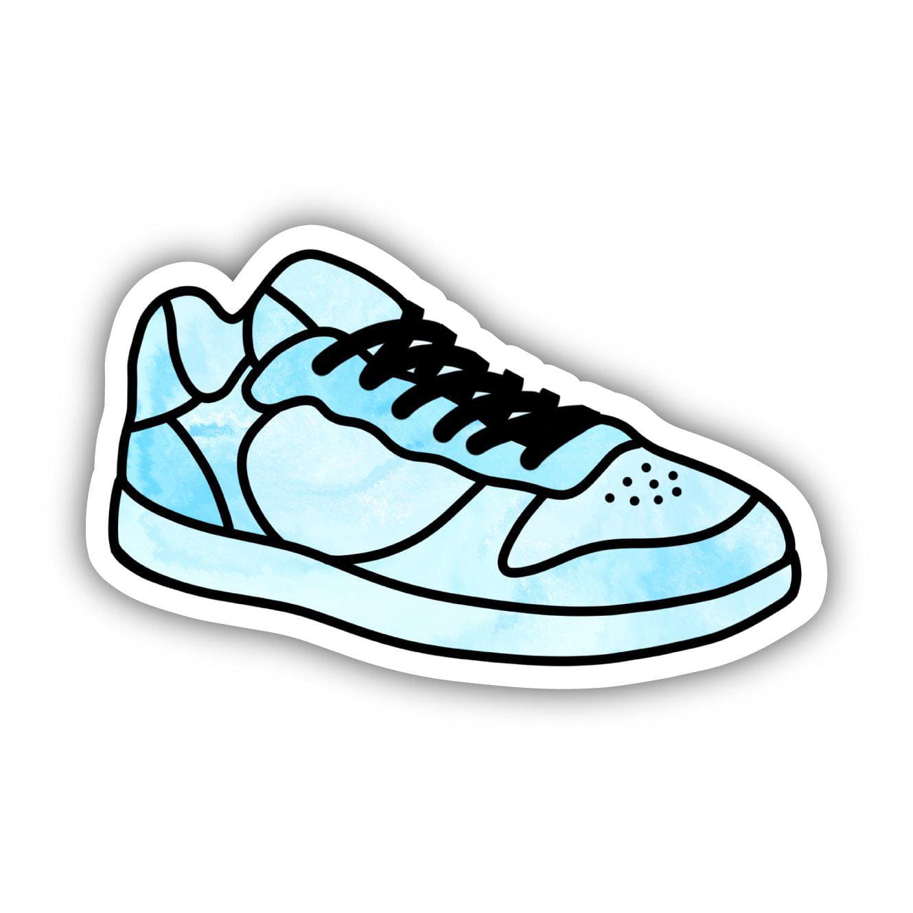  Blue Tie Dye Sneaker Aesthetic Sticker、mySite、elrpsem3k