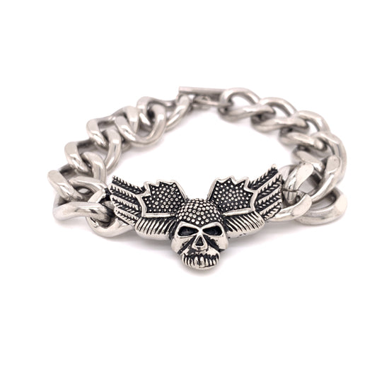 Stainless Steel Skull Wings Bracelet / BCJ0155、mySite、dreamappss