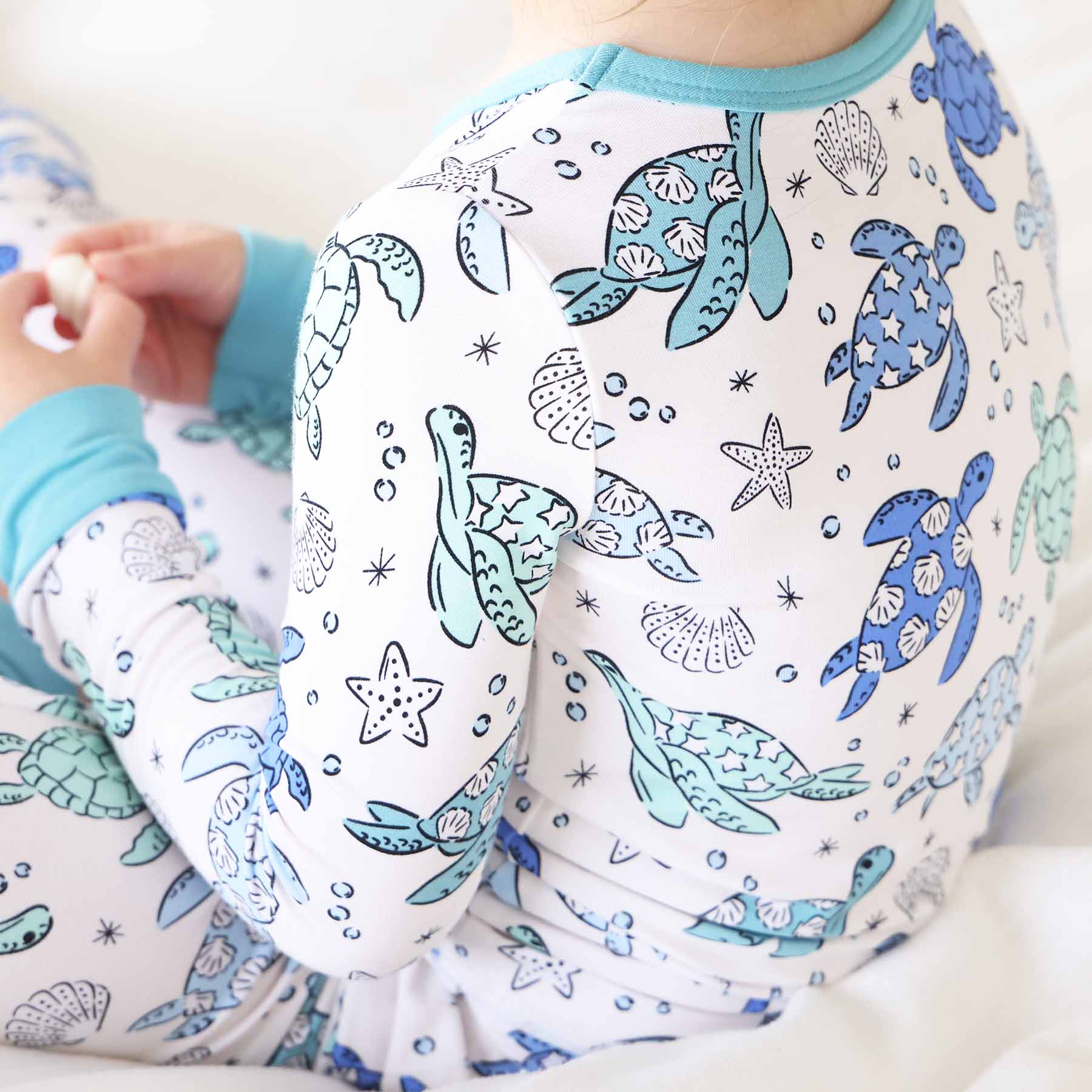  Sea Turtle Splash Two Piece Pajama Set、mySite、layawaytickets