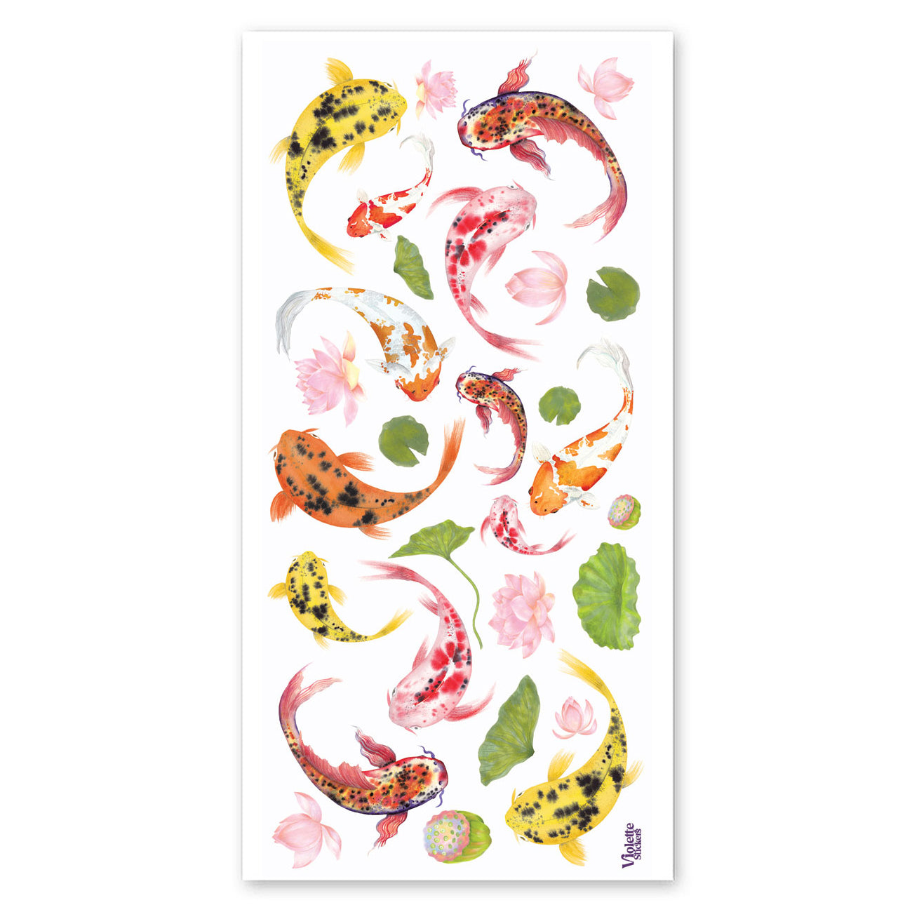  Jumbo Koi Fish Stickers、mySite、ghnorth