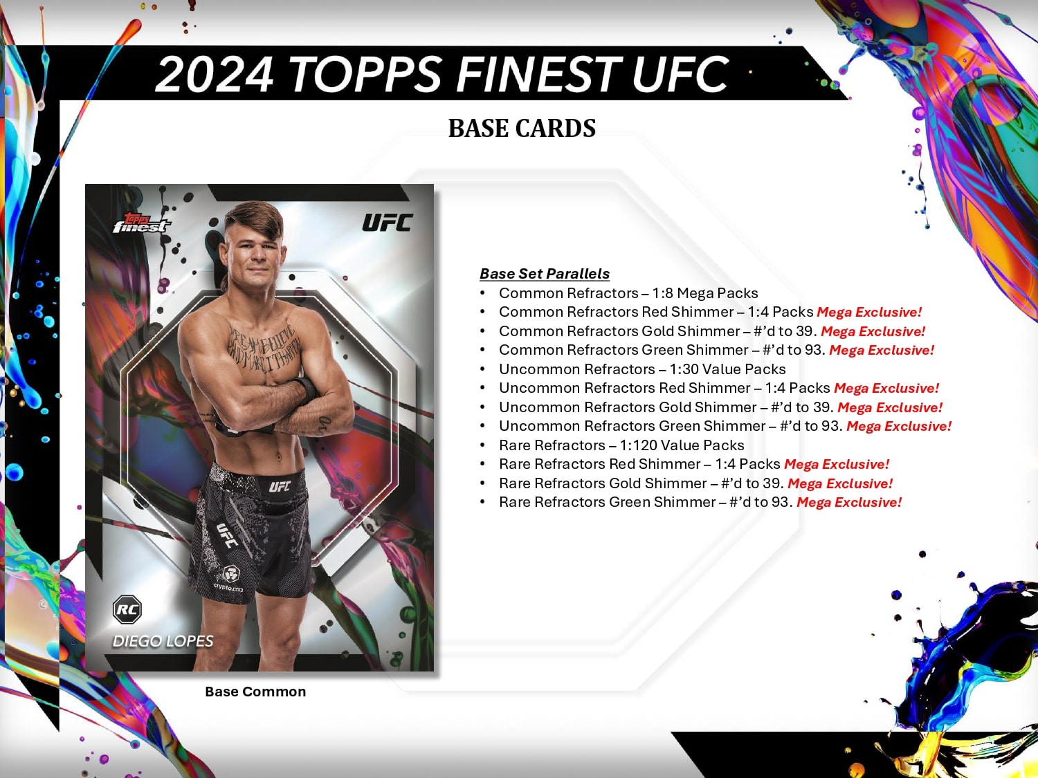 Topps Finest UFC 2024 - Mega Box、mySite、waistdrama