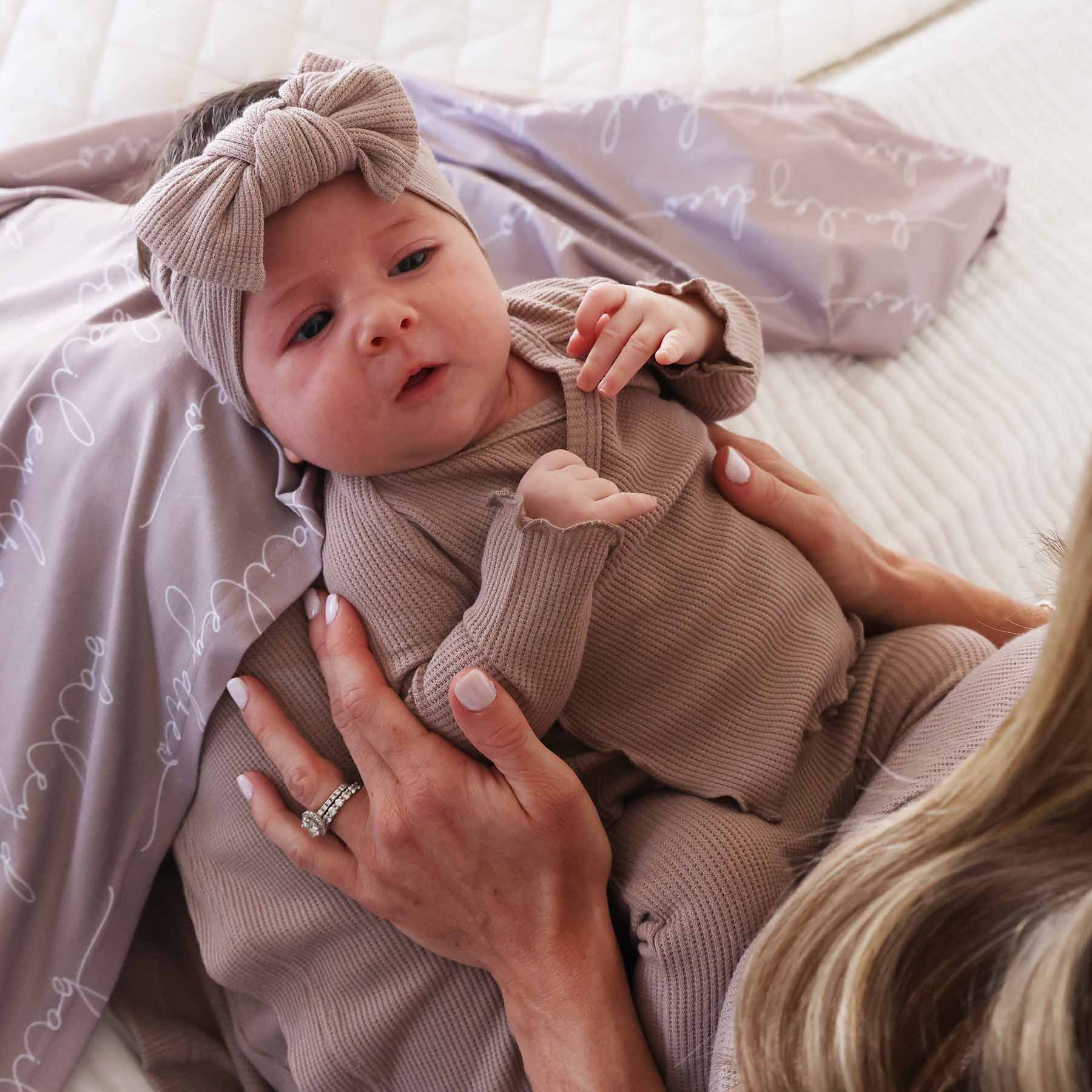  2pc Waffle Crossover Top & Bottom | Mocha、mySite、layawaytickets