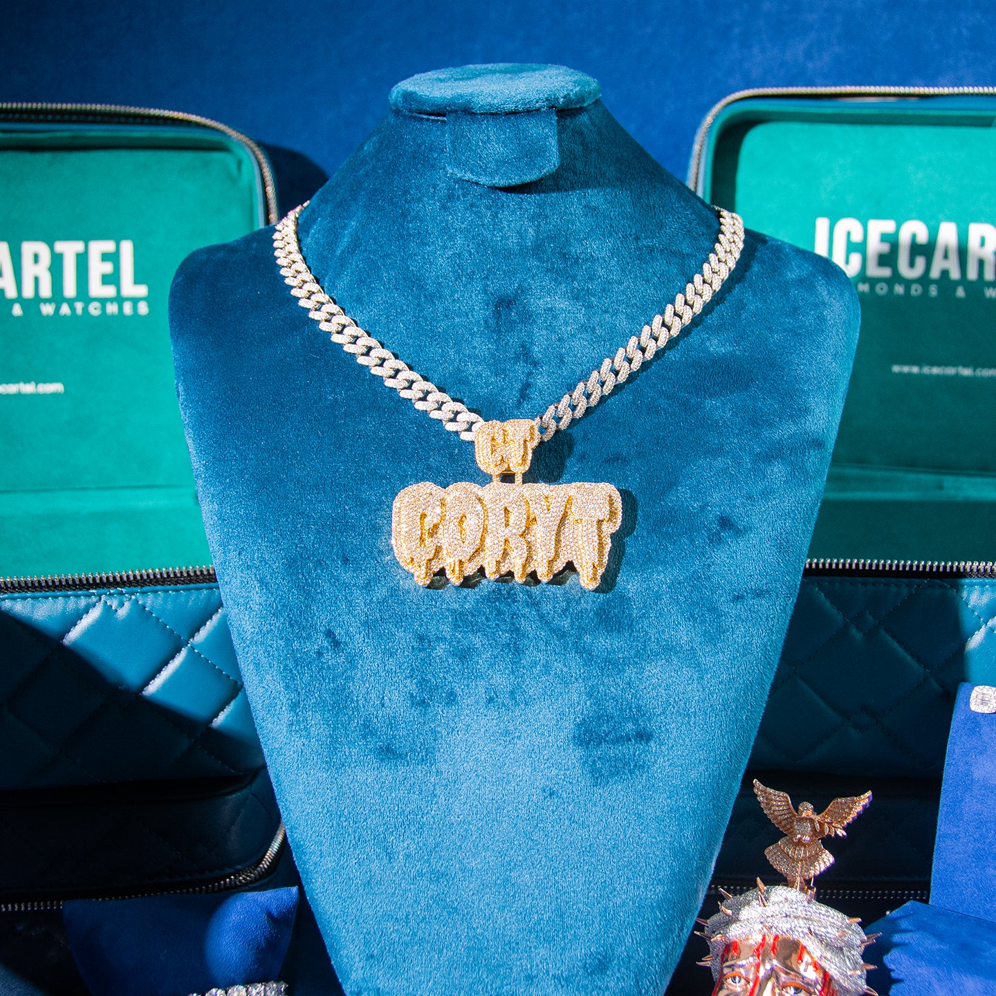 CORYT Custom Moissanite Pendant 14K Gold、mySite、hinf8tx79