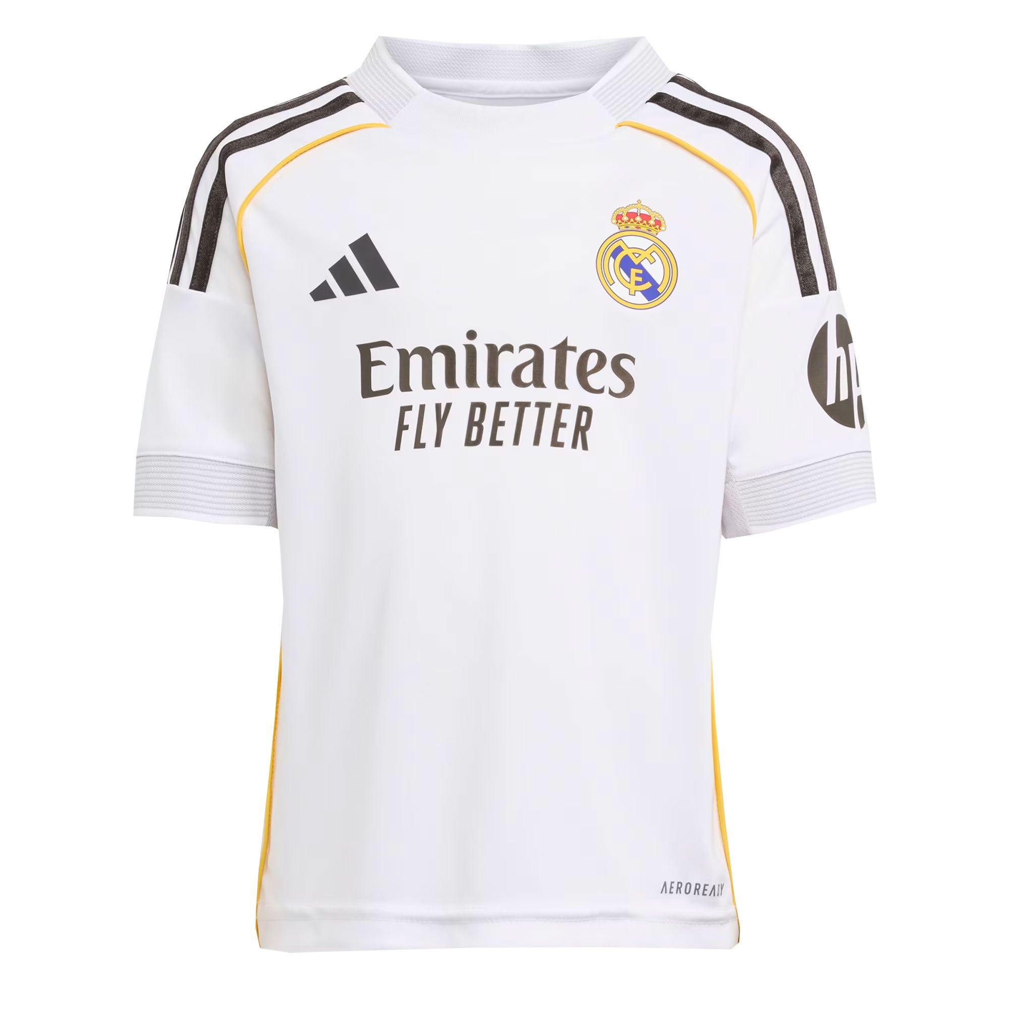adidas Kids Real Madrid 2025/26 Home Mini Kit White、mySite、noshort
