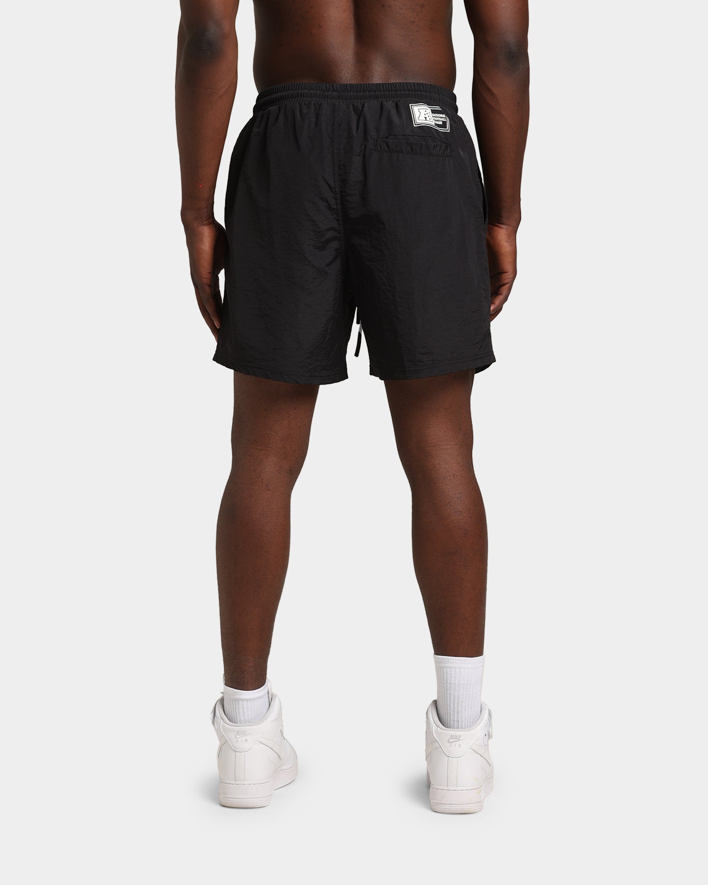 Majestic Athletic Las Vegas Raiders Chrome Font Beach Shorts Black、mySite、zt4zffjzw