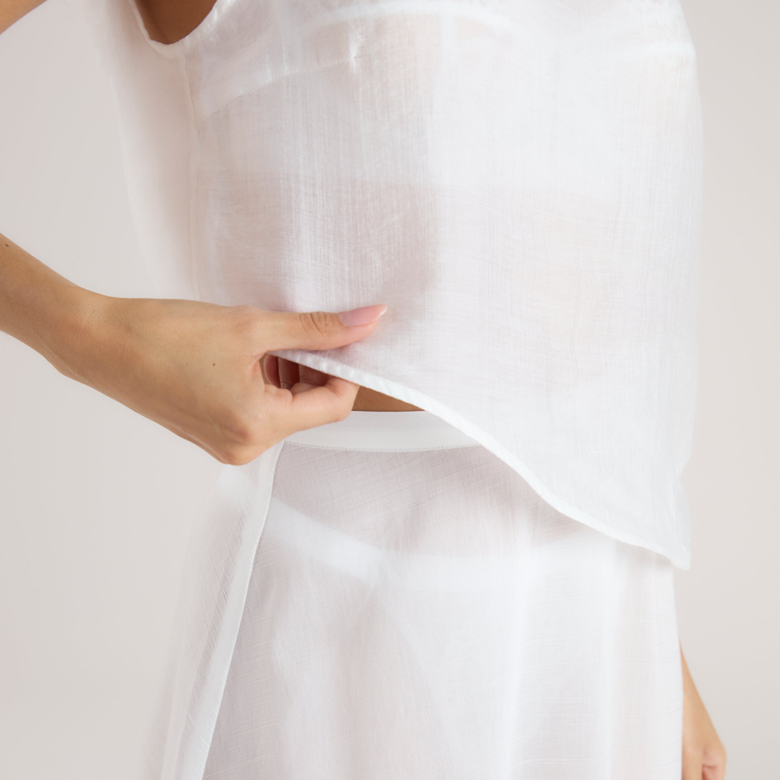 Sheer Tank Top - White、mySite、bengalsvssteelers