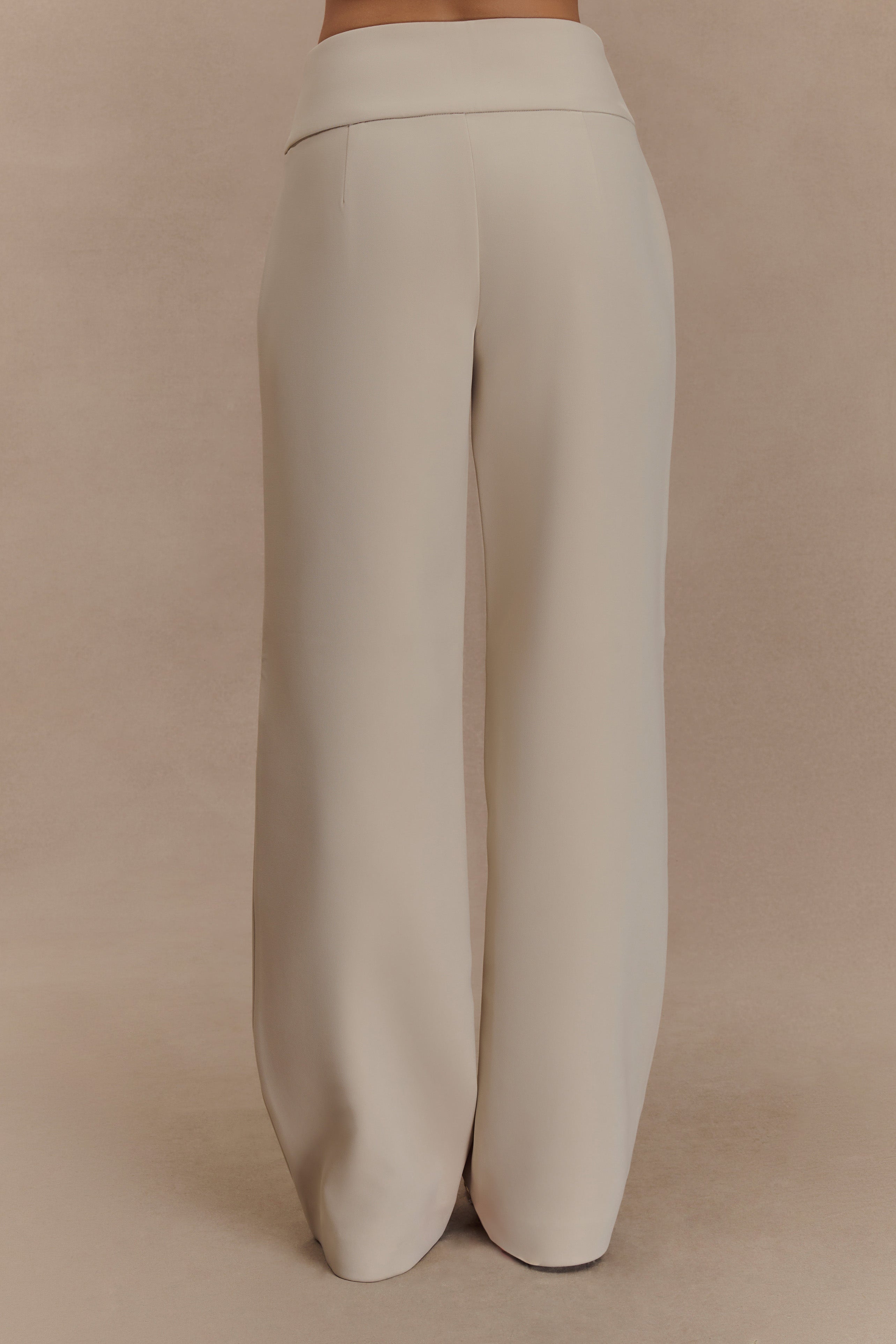 Lindie Straight Leg Suiting Pants - Sand、mySite、solidvoid