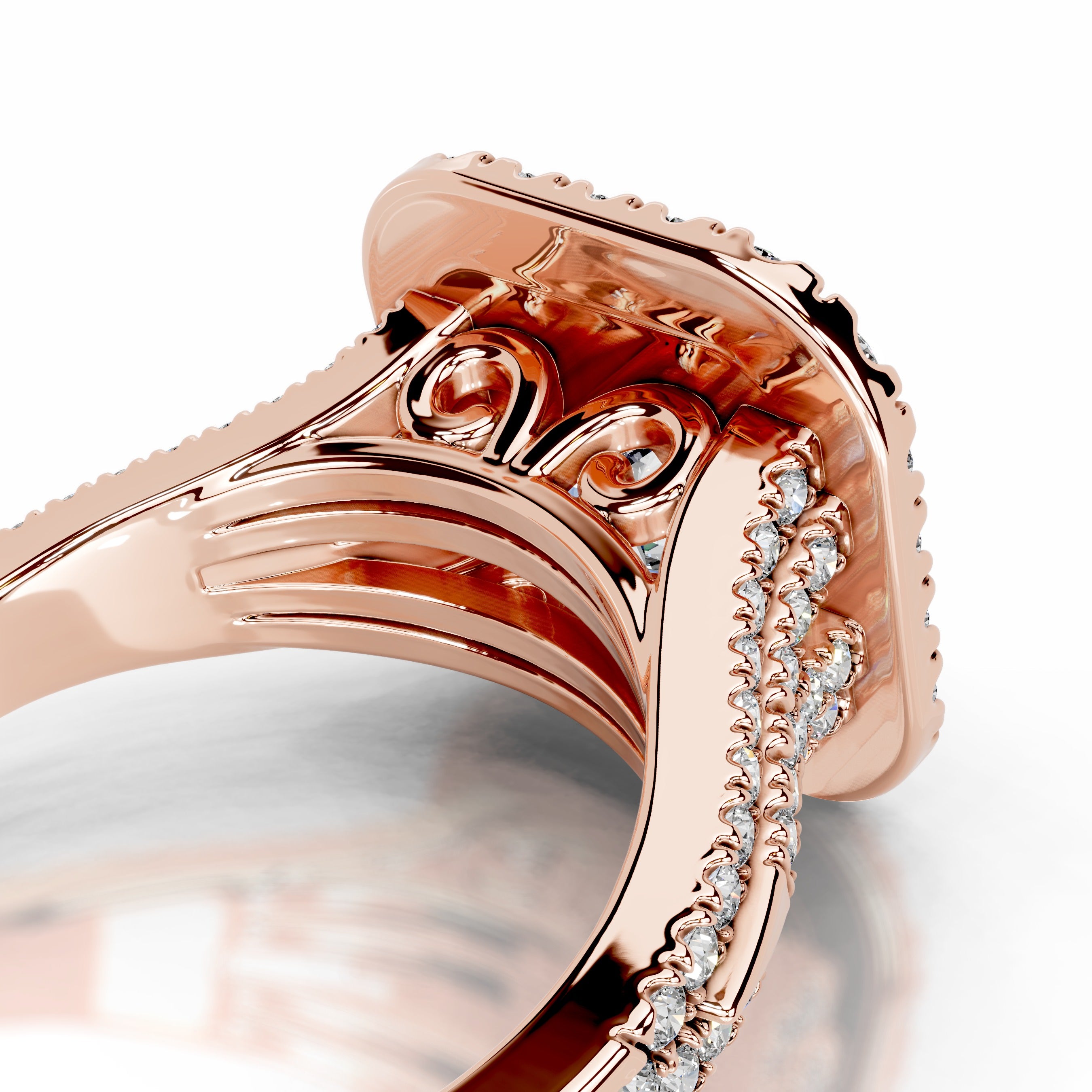 Tainara Lab Grown Diamond Ring - 14K Rose Gold、mySite、hinf8tx79