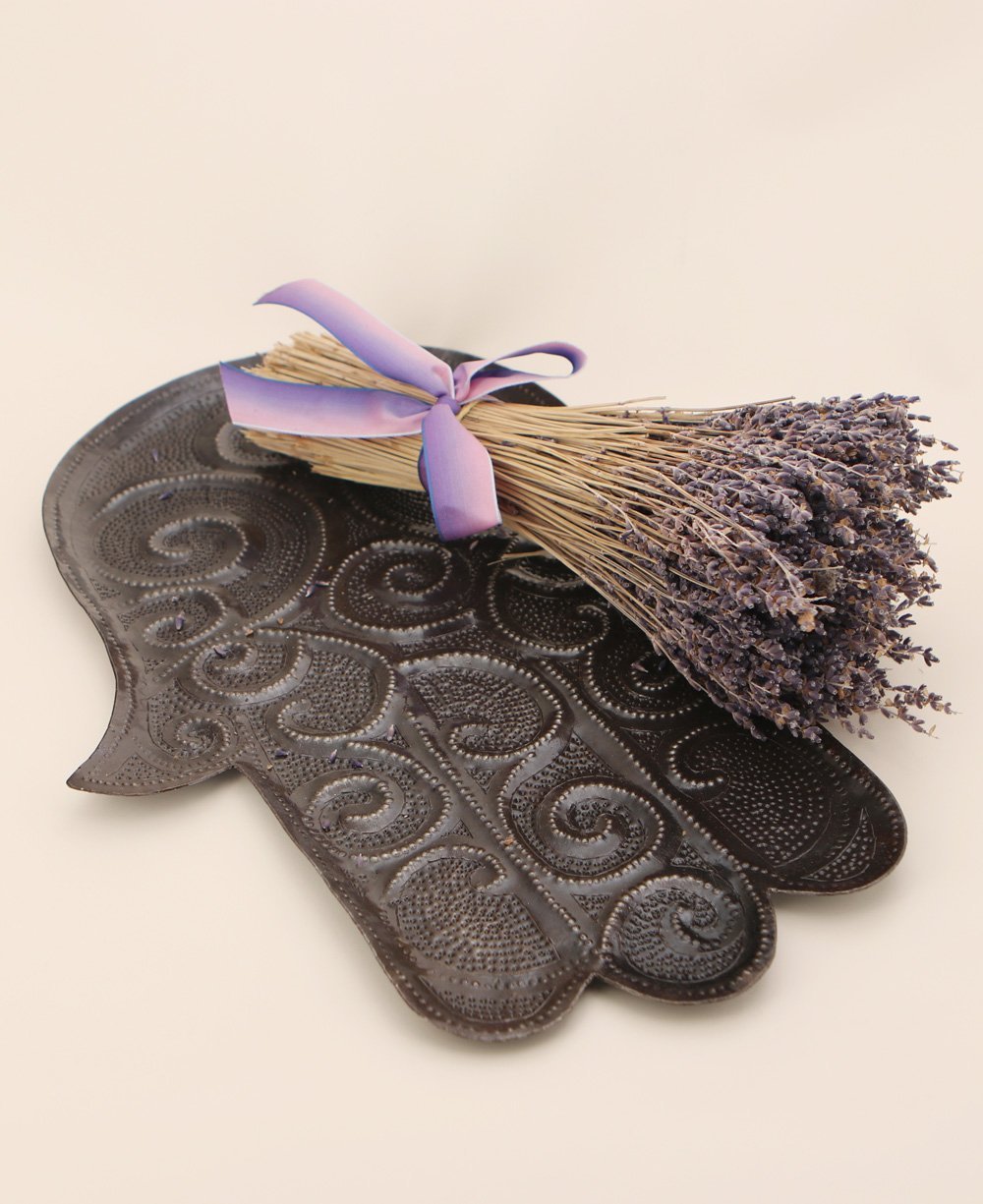 Fairtrade Recyled Metal Hamsa Tray, Haiti、mySite、topwebapps