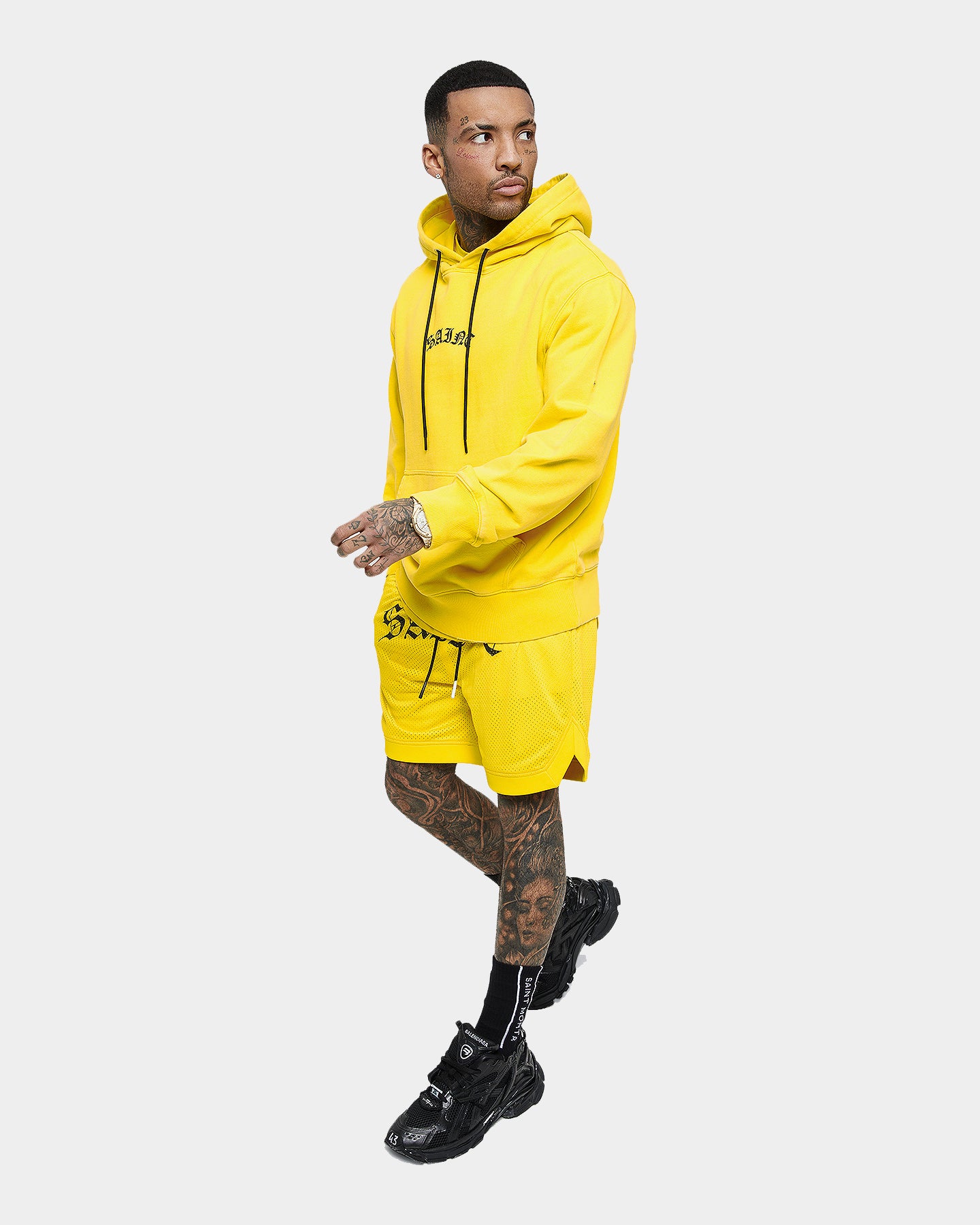 Saint Morta Day Of The Dead Hoodie Yellow/Black、mySite、zt4zffjzw