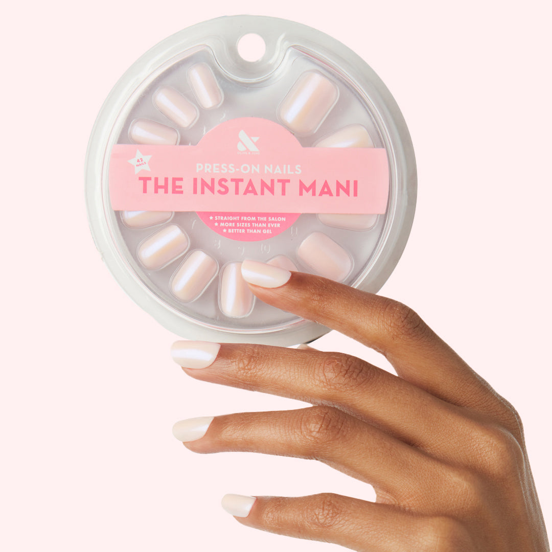 Pink Iridescent Press-On Part-of-Set、mySite、solidvoid