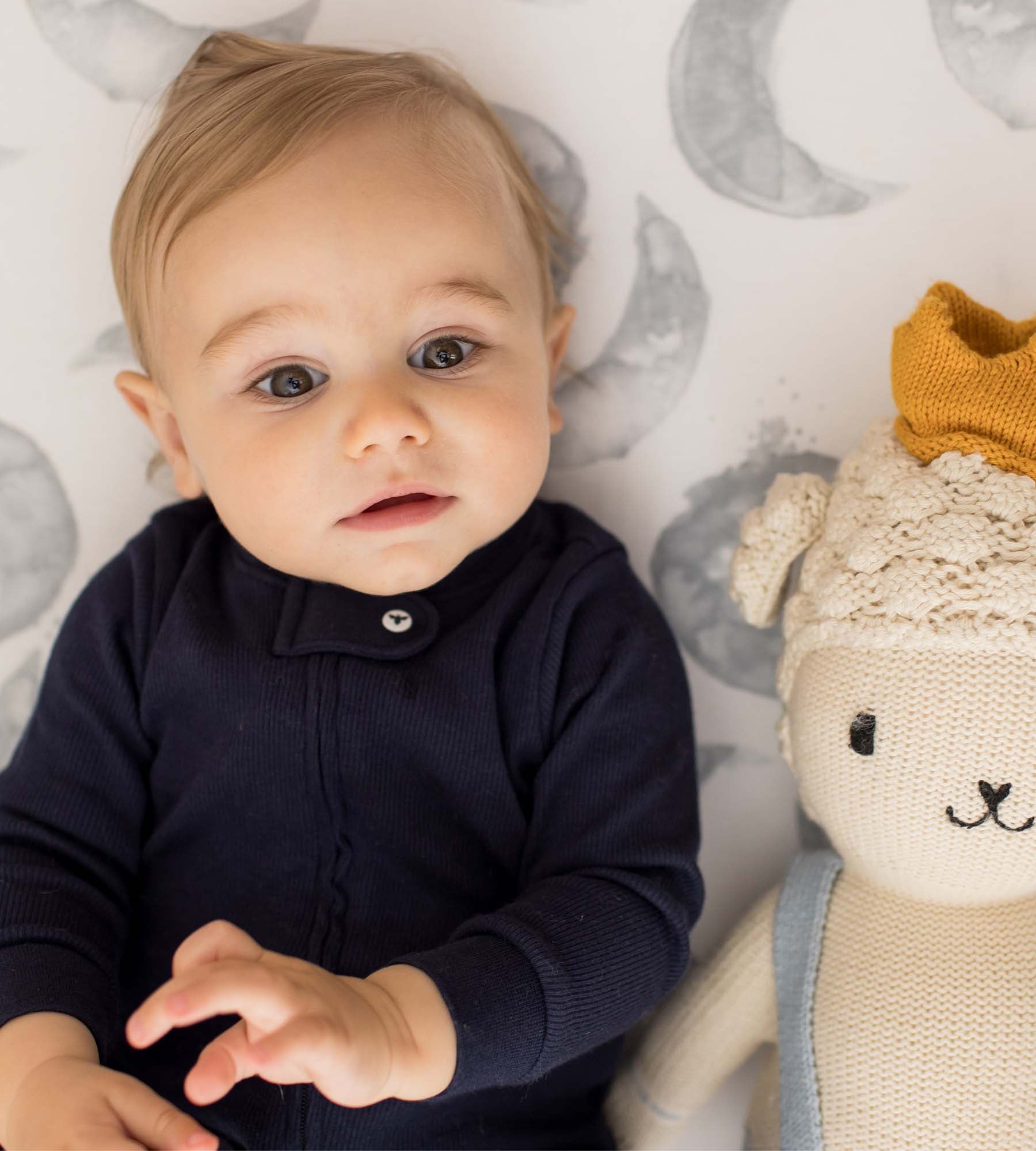  Solid Rib Organic Cotton Sleep & Play - Midnight、mySite、layawaytickets