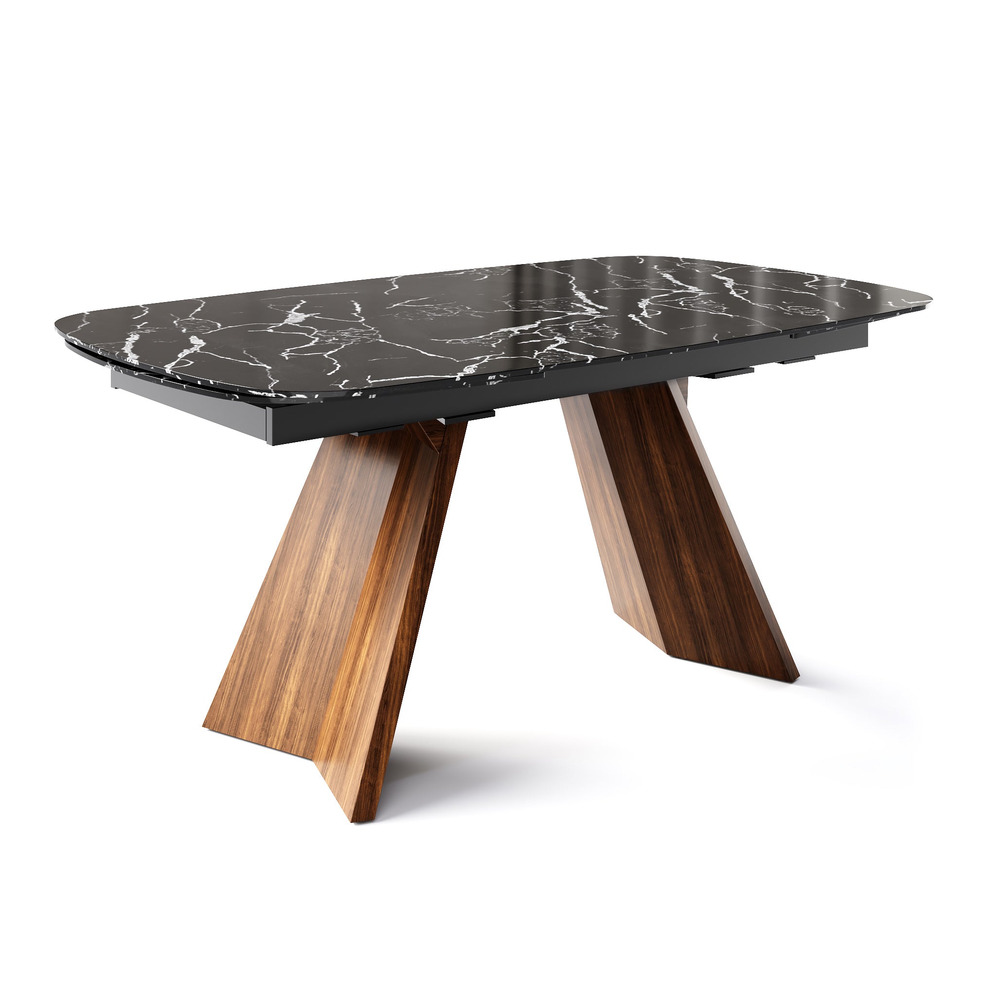  Icaro Extendable Dining Table with Marble and Ceramic Top Options、mySite、sugarbowlscore
