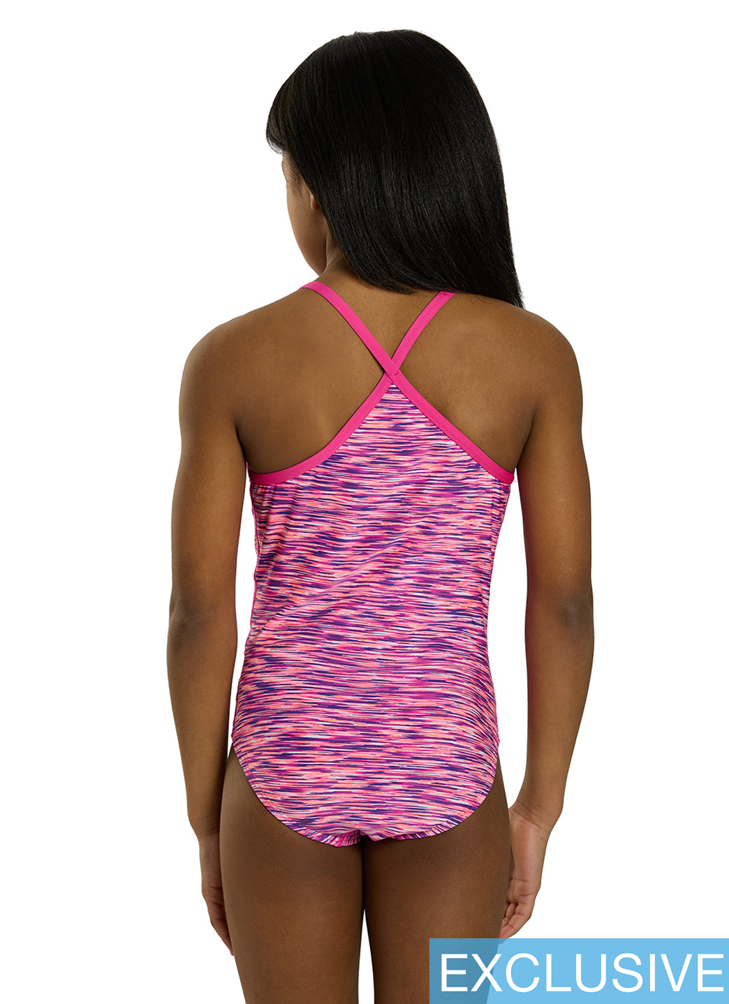 TYR Girls' Sonoma Durafast Elite Addy Diamondfit One Piece Swimsuit (Little Kid, Big Kid)、mySite、noshort