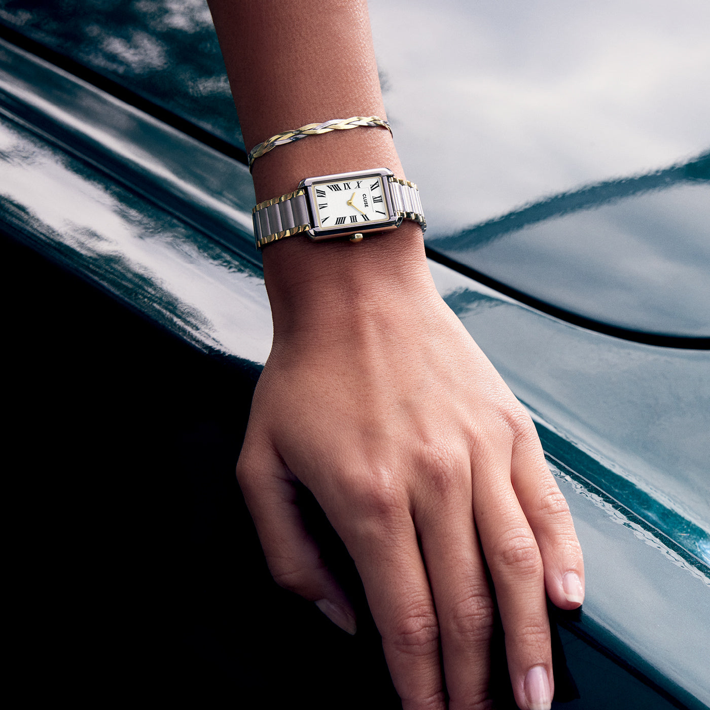 Belisenna Watch Steel, White, Two-tone、mySite、botmansion