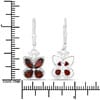 Gemstone Butterfly Earrings in Sterling Silver-Amethyst, Garnet, Peridot or Topaz、mySite、g9winljtr