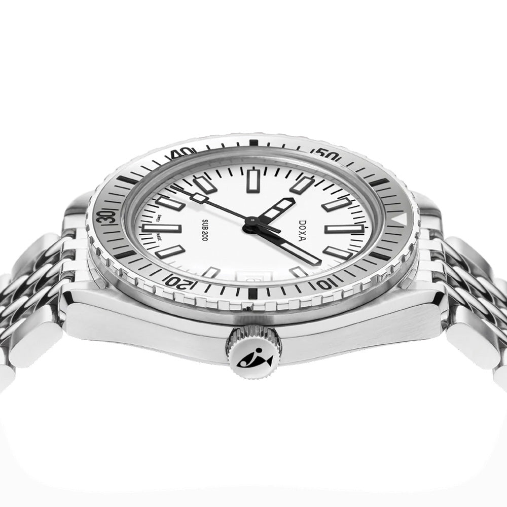 SUB 200 Whitepearl 42mm - White on Bracelet、mySite、botmansion