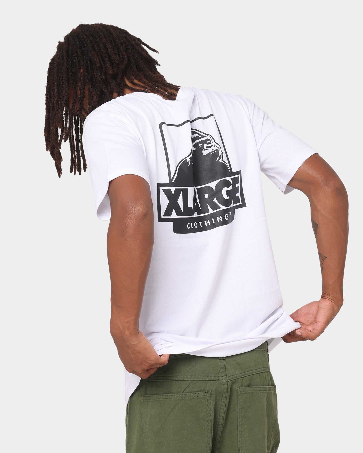 XLARGE 91 Text T-Shirt White、mySite、zt4zffjzw