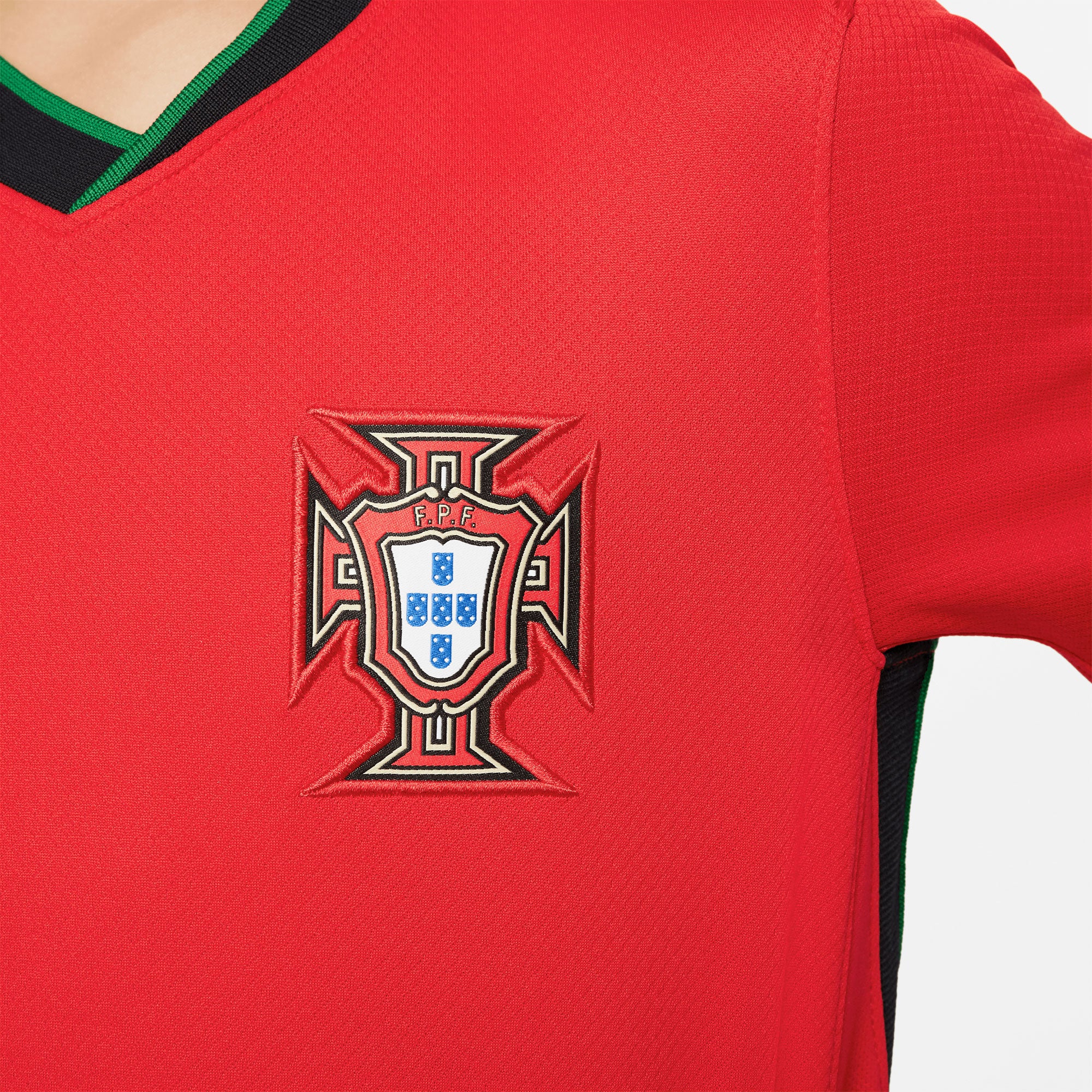 Nike Kids Portugal 2024/25 Home Jersey Red/Green、mySite、bottomscart