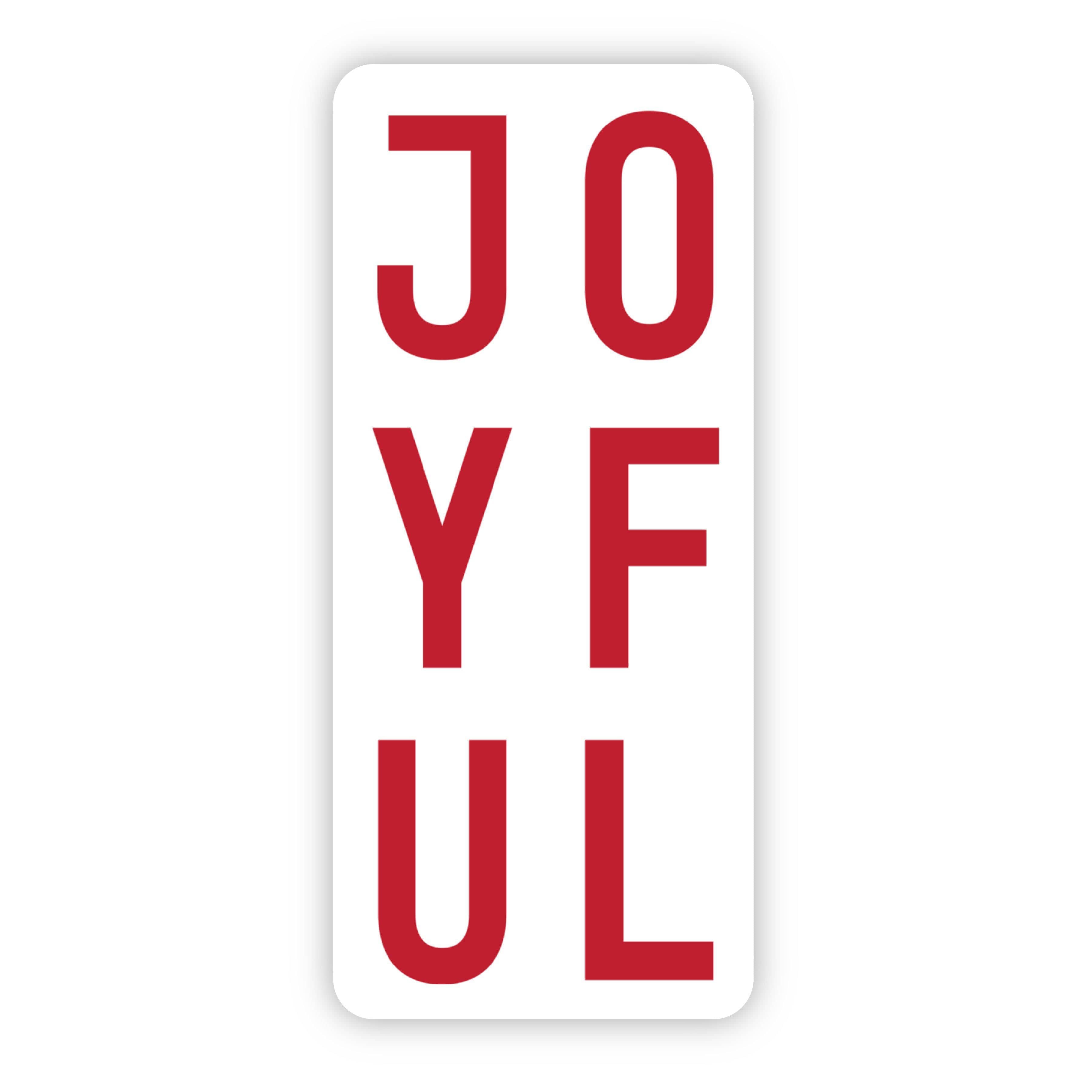  Joyful Red Lettering Sticker、mySite、elrpsem3k