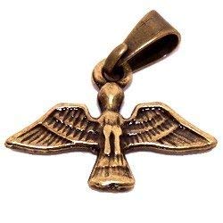 Dove - Holy Spirit medal - Bronze (1.7x1.2cm-0.67x0.47)、mySite、topwebapps