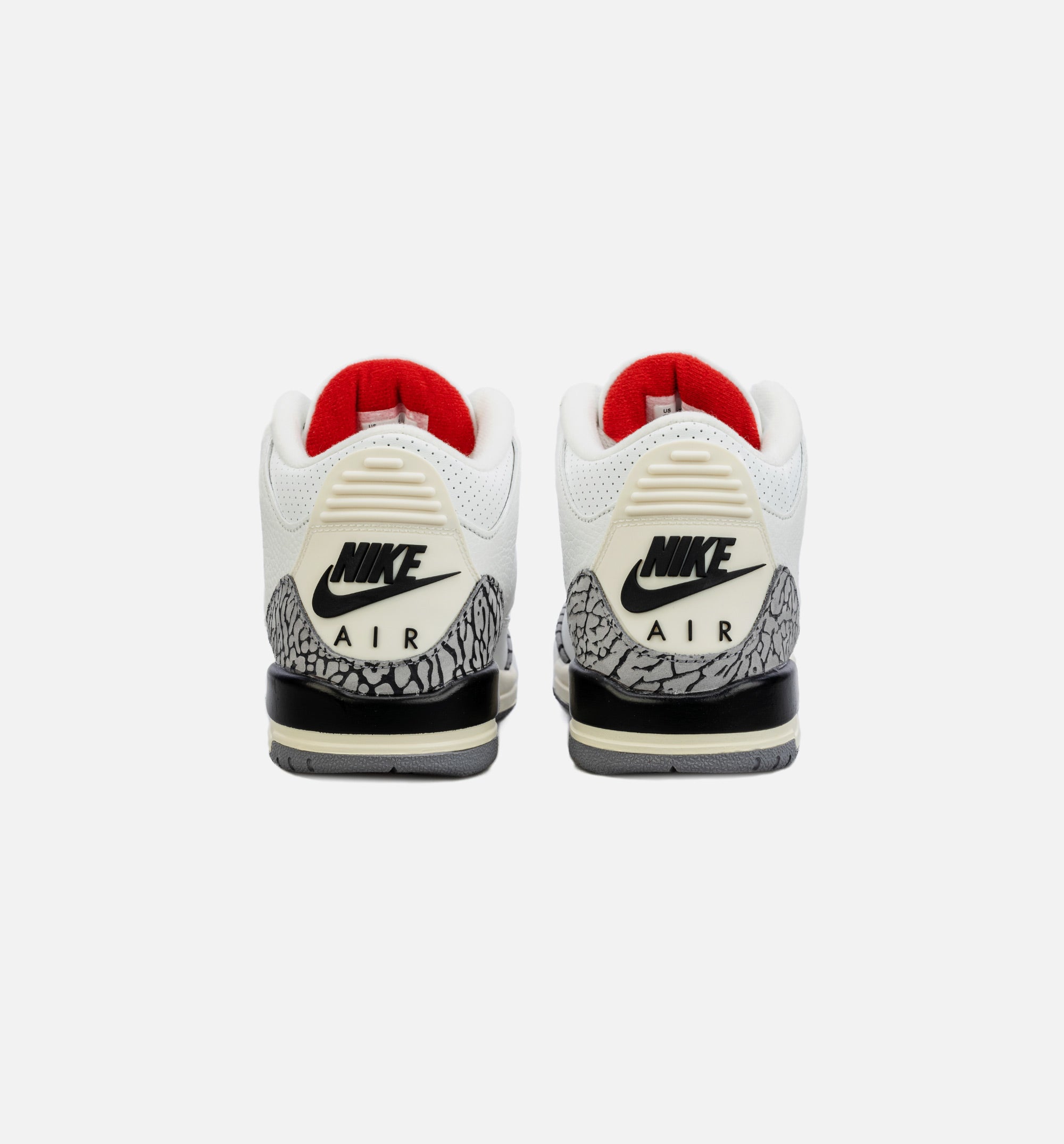 Air Jordan 3 Retro White Cement Reimagined Grade School Lifestyle Shoe - White/Red/Grey、mySite、dreamappss