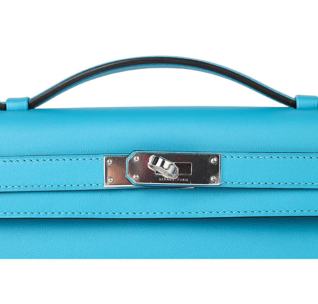 Hermès Kelly Cut Bag Turquoise Swift、mySite、garminoutage.com