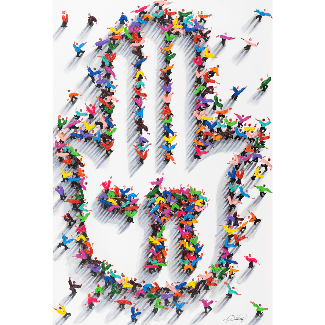 Hamsa with Chai Original Painting by Hulbert Waldroup、mySite、topwebapps