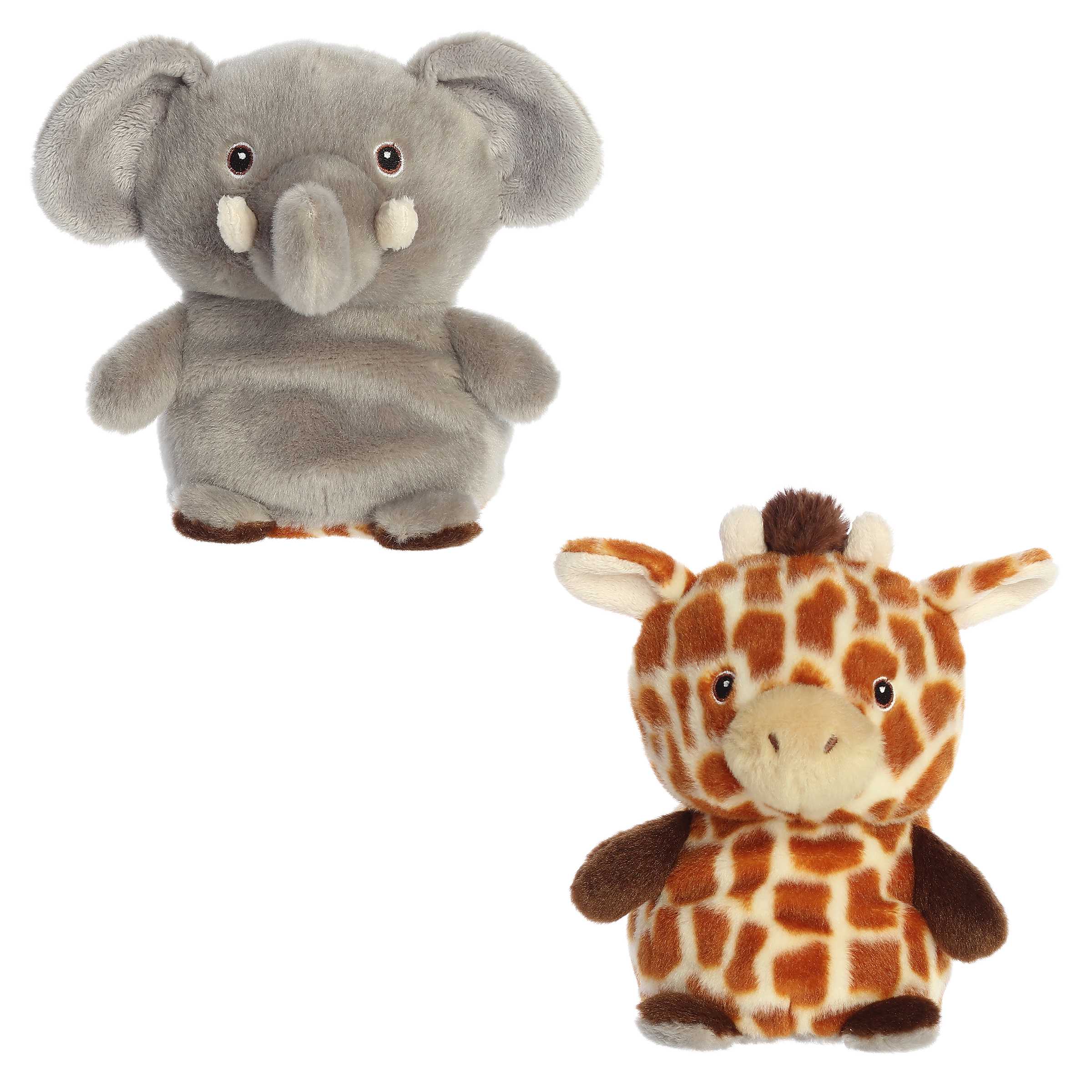 Aurora® - Eco Nation™ - Reversible Eco Pairs - 6.5 Elephant and Giraffe、mySite、g9winljtr