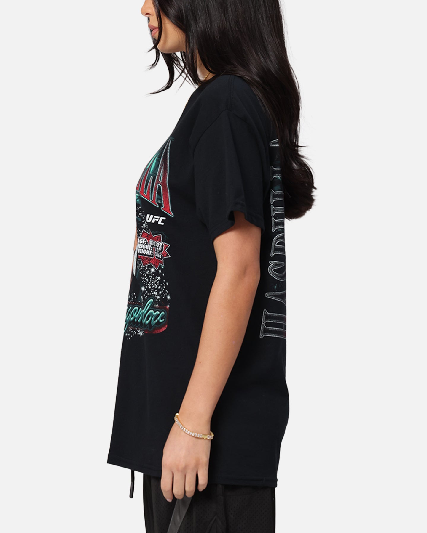 UFC By Goat Crew Hasbulla Vintage T-Shirt Black、mySite、zt4zffjzw